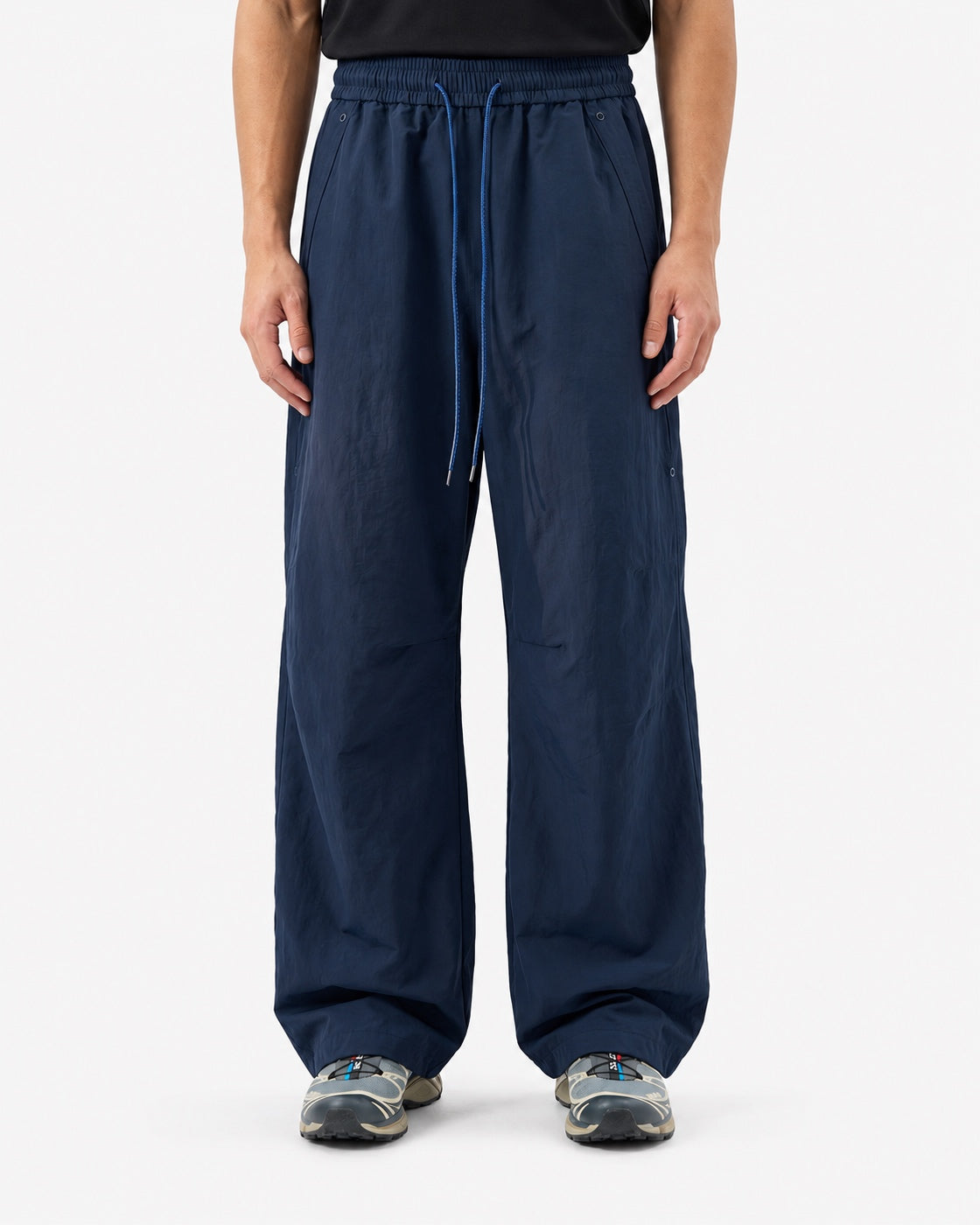 Lightweight Water-Resistant Curved-Leg Baggy Hiking Pants