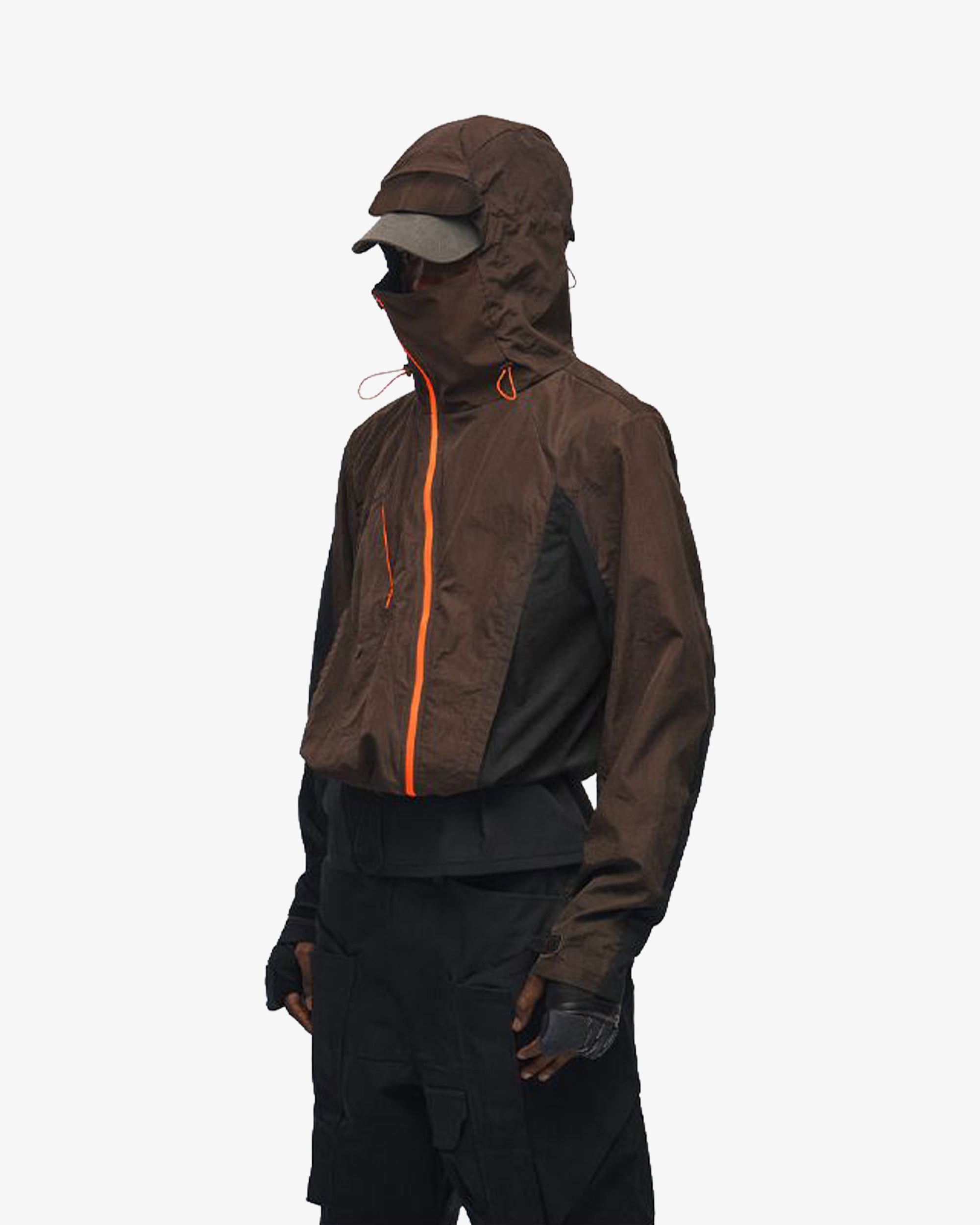 Curved Zipper UPF200 Lightweight CroppedJacket