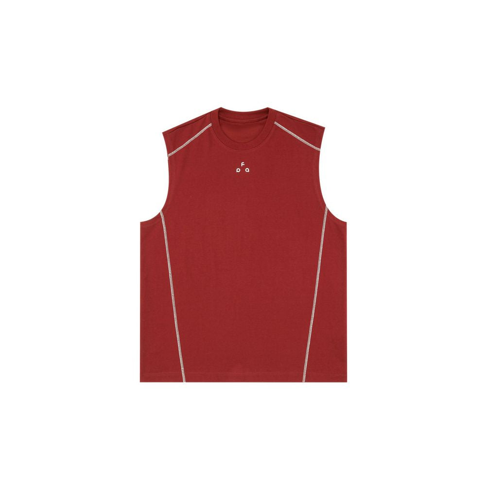 Cooling Quick Drying Contrast Stitched Tank Top
