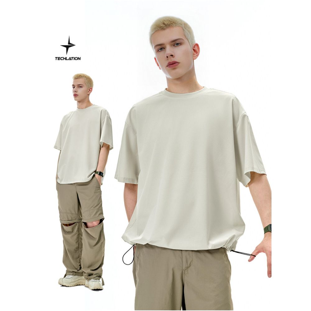 Breathable Perforated Short Sleeve T Shirt image 2
