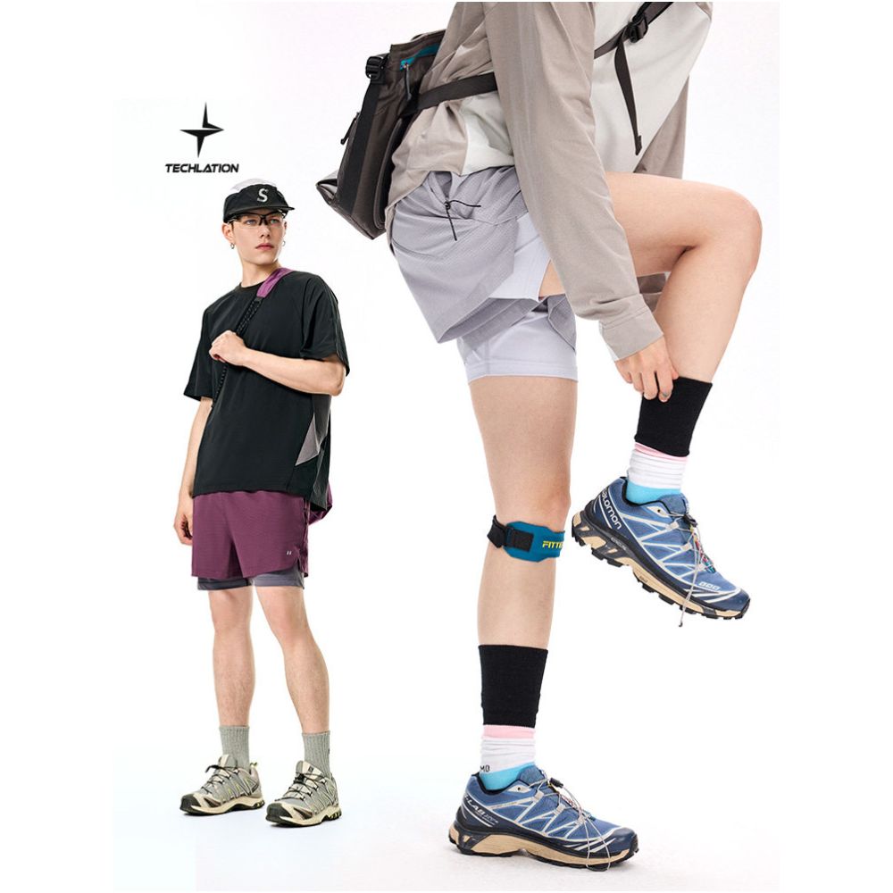Two Layer Perforated Running Shorts image 1