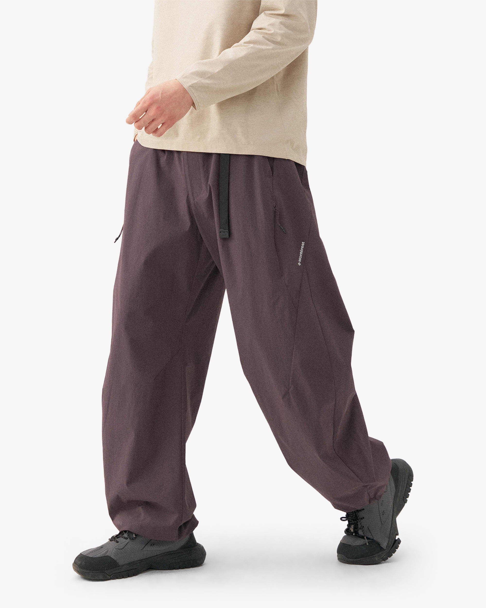 Nylon Four Way Stretch Wide Multi Pocket Softshell Pants