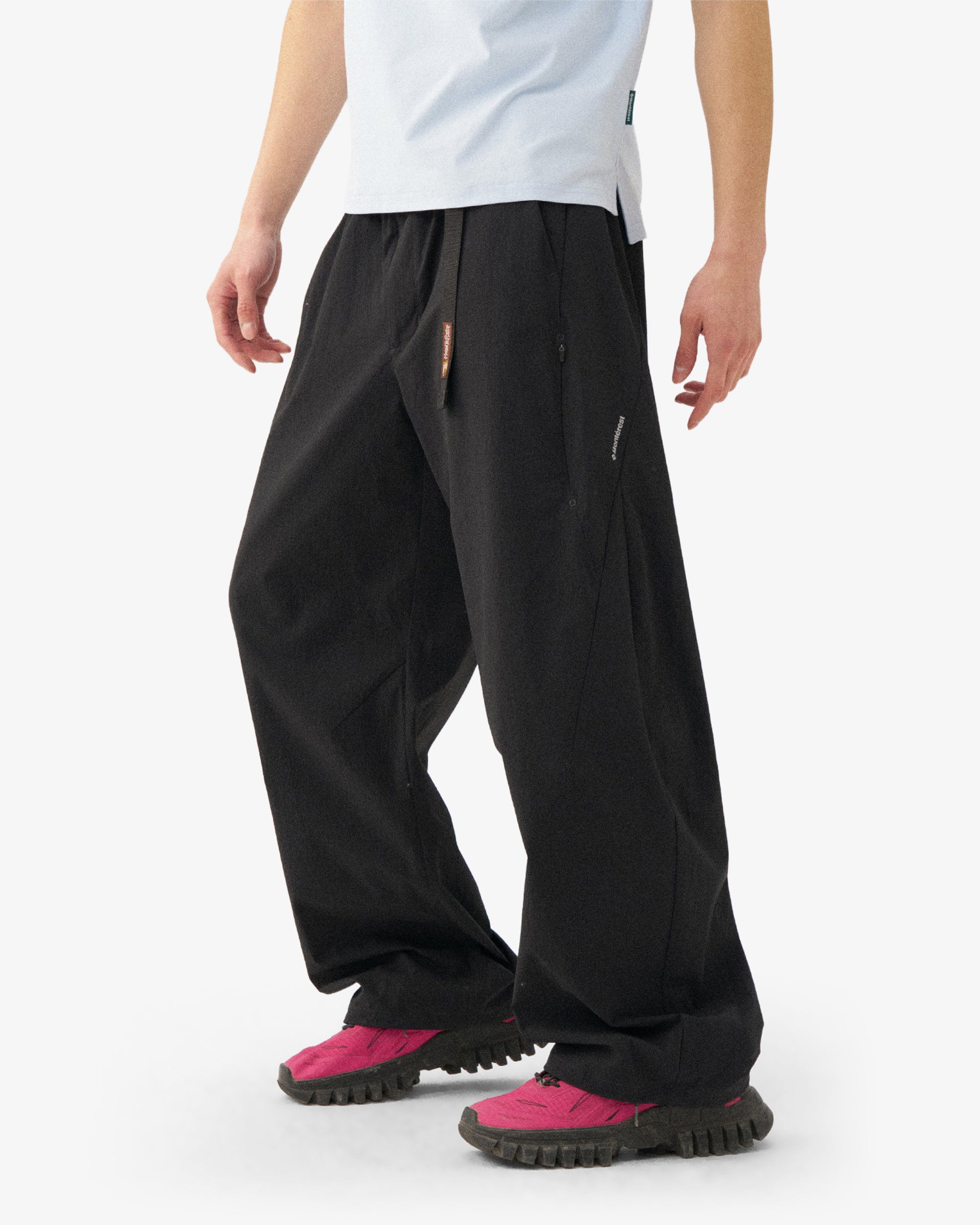 Nylon Four Way Stretch Wide Multi Pocket Softshell Pants