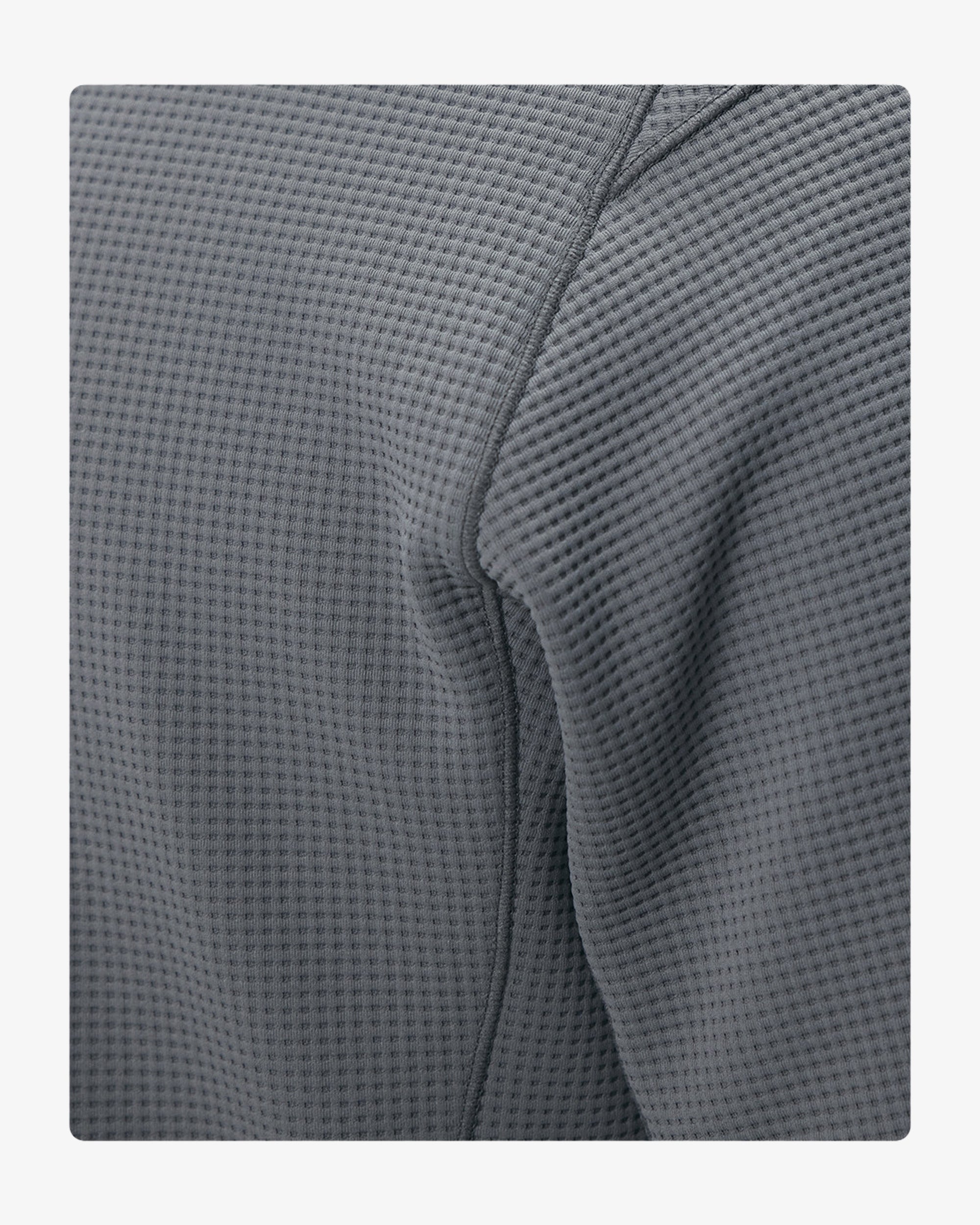 Waffle Grid Fleece Hiking Track Jacket