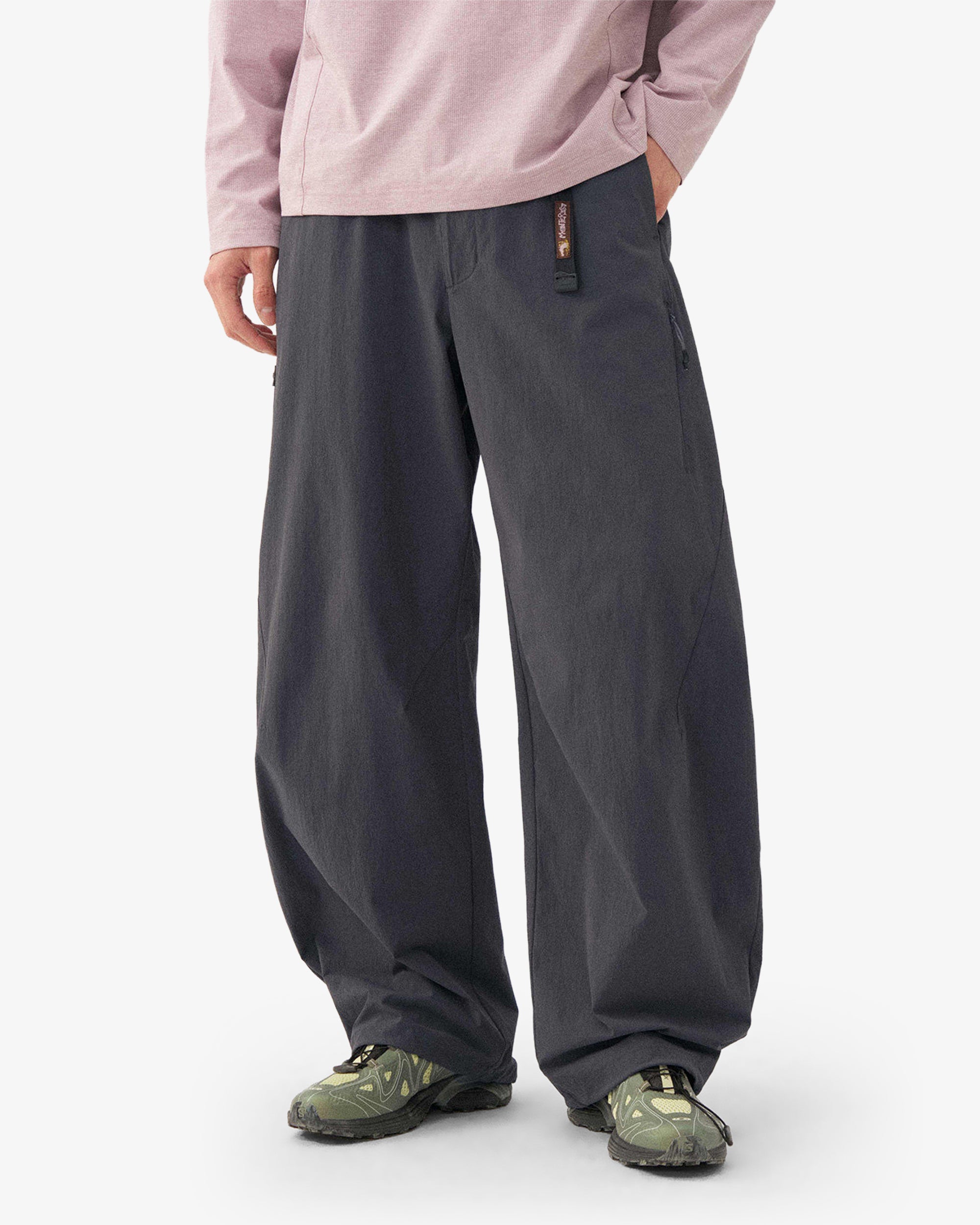 Nylon Four Way Stretch Wide Multi Pocket Softshell Pants