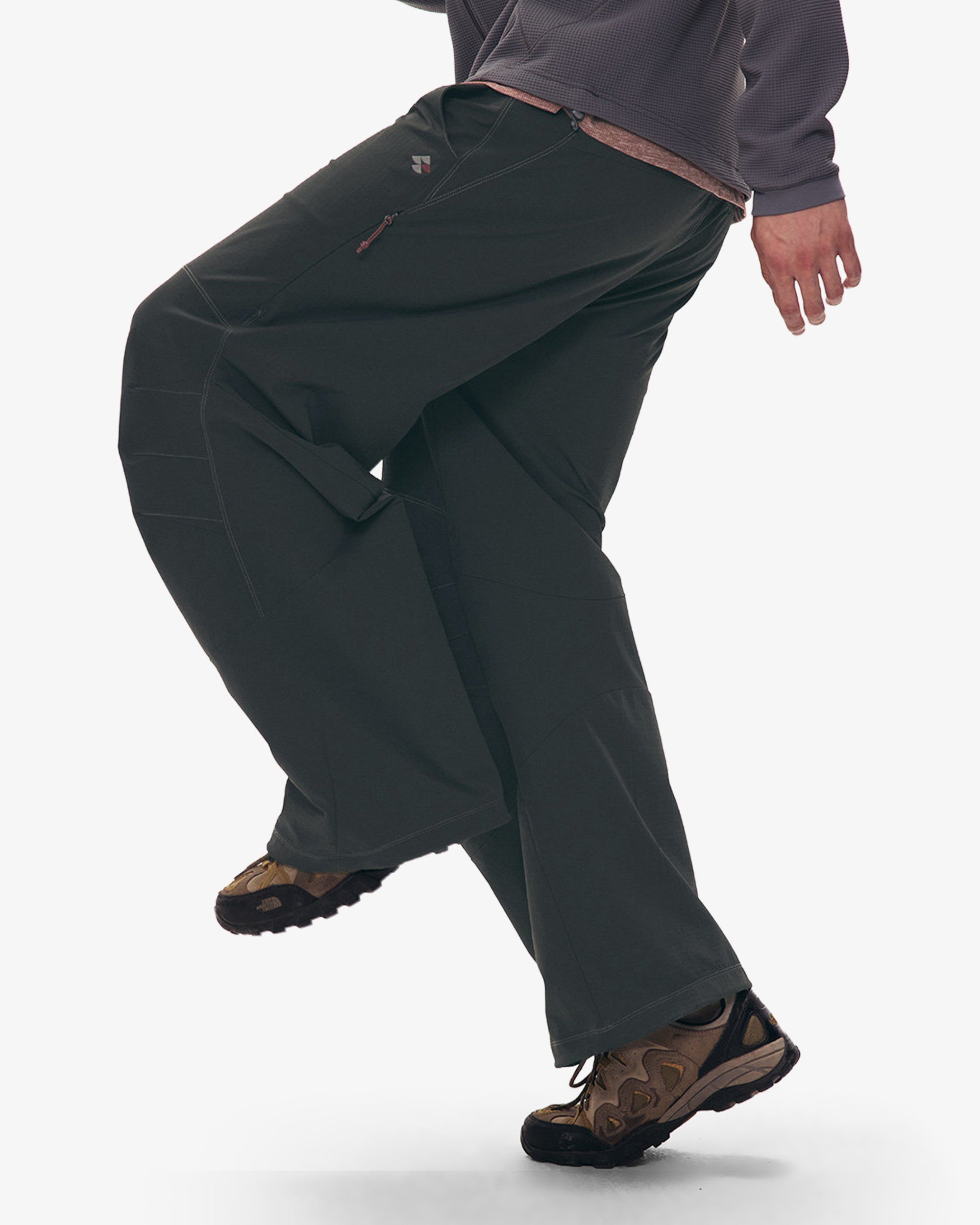 Water Repellent Ventilated Baggy Straight Fit Hiking Pants