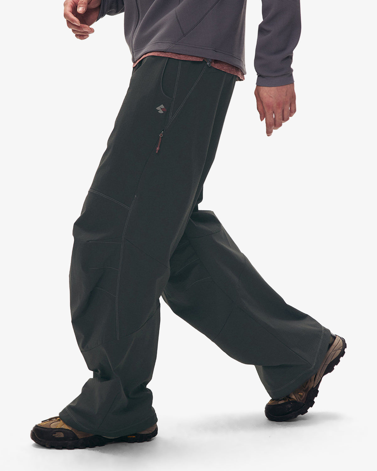 Water Repellent Ventilated Baggy Straight Fit Hiking Pants