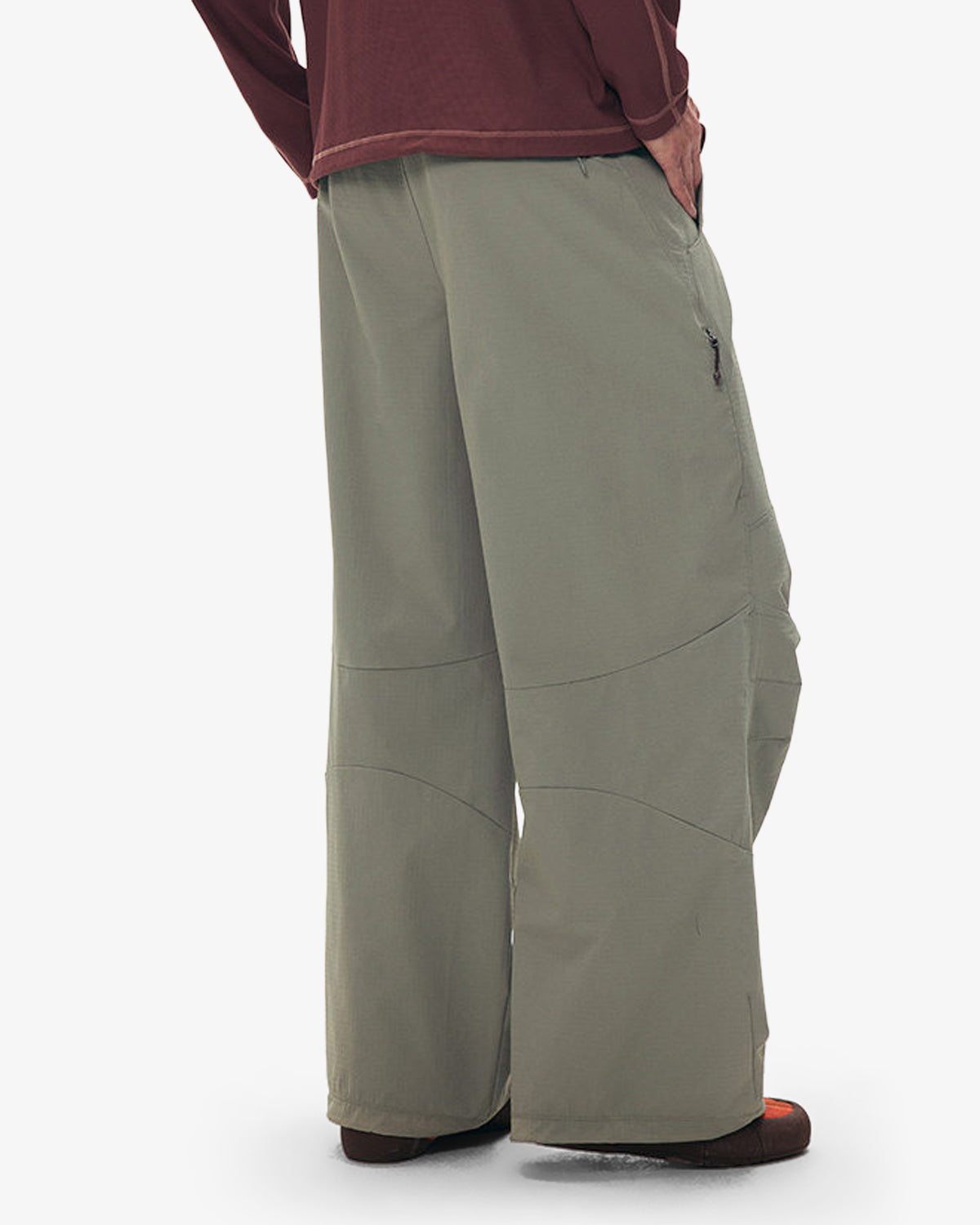 Water Repellent Ventilated Baggy Straight Fit Hiking Pants