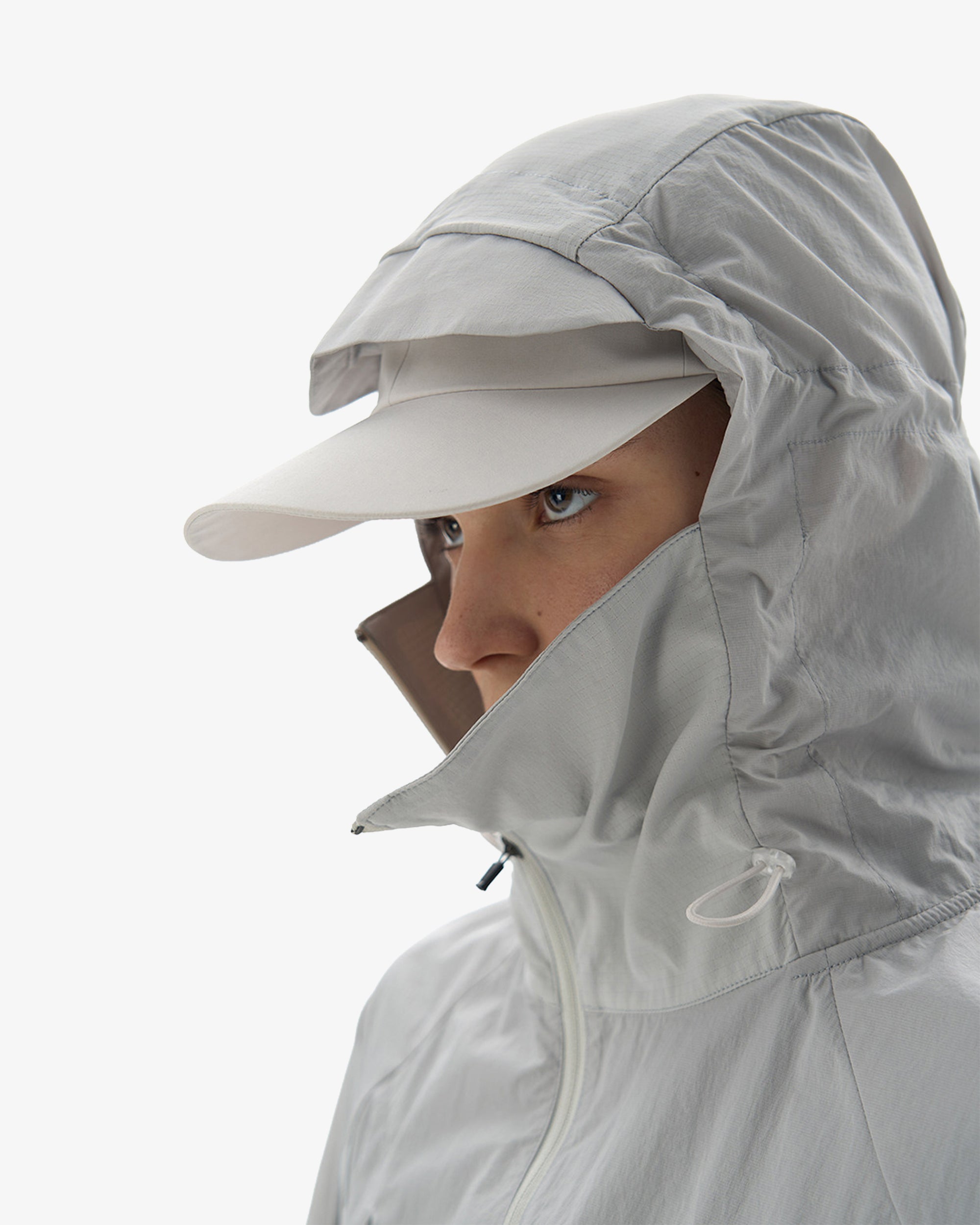 Curved Zipper UPF200 Lightweight CroppedJacket