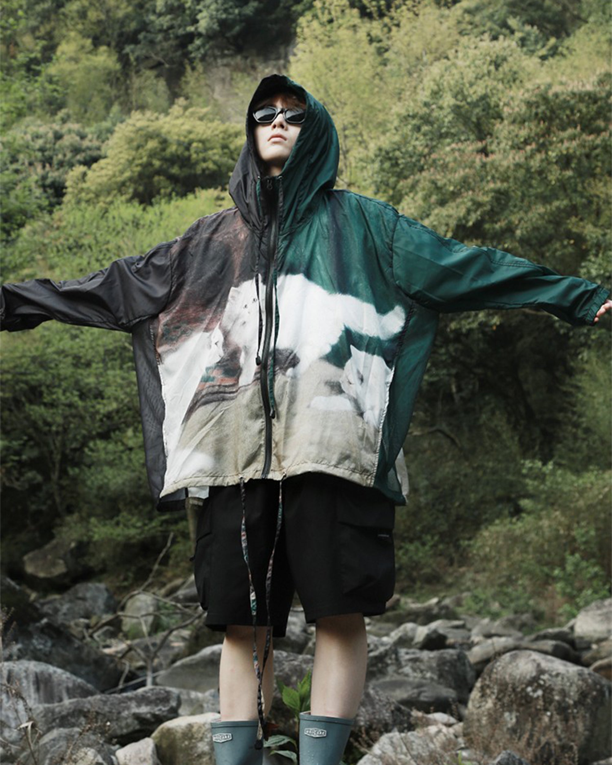 UPF50 Lightweight Graphic Print Jacket