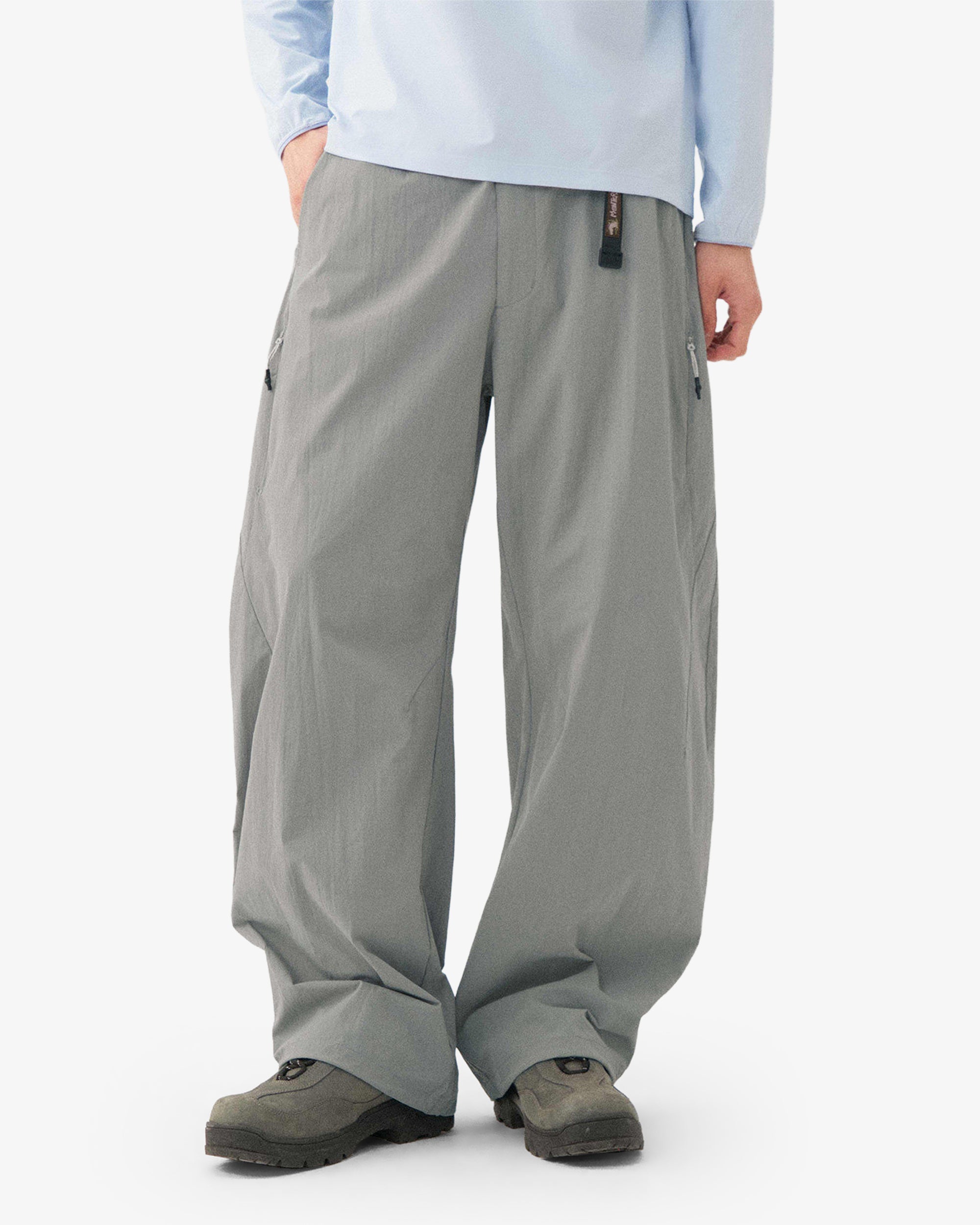Nylon Four Way Stretch Wide Multi Pocket Softshell Pants