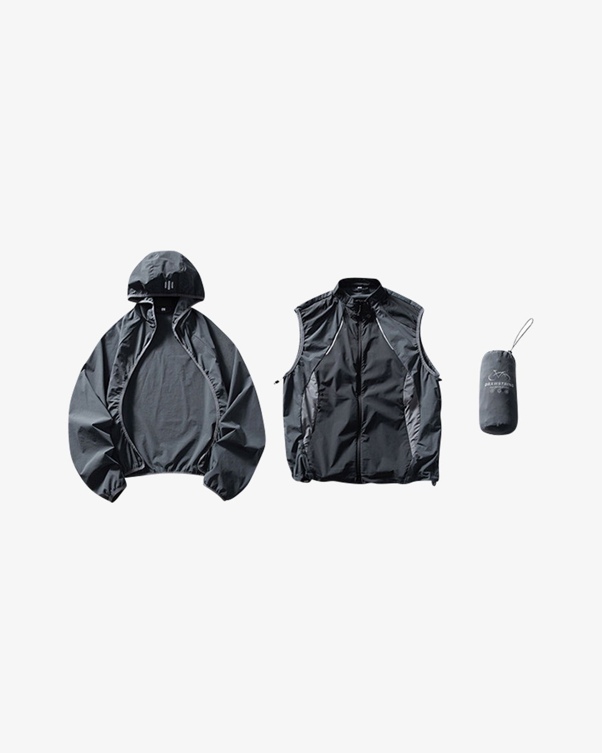 2-in-1 Packable Hiking Jacket & Vest