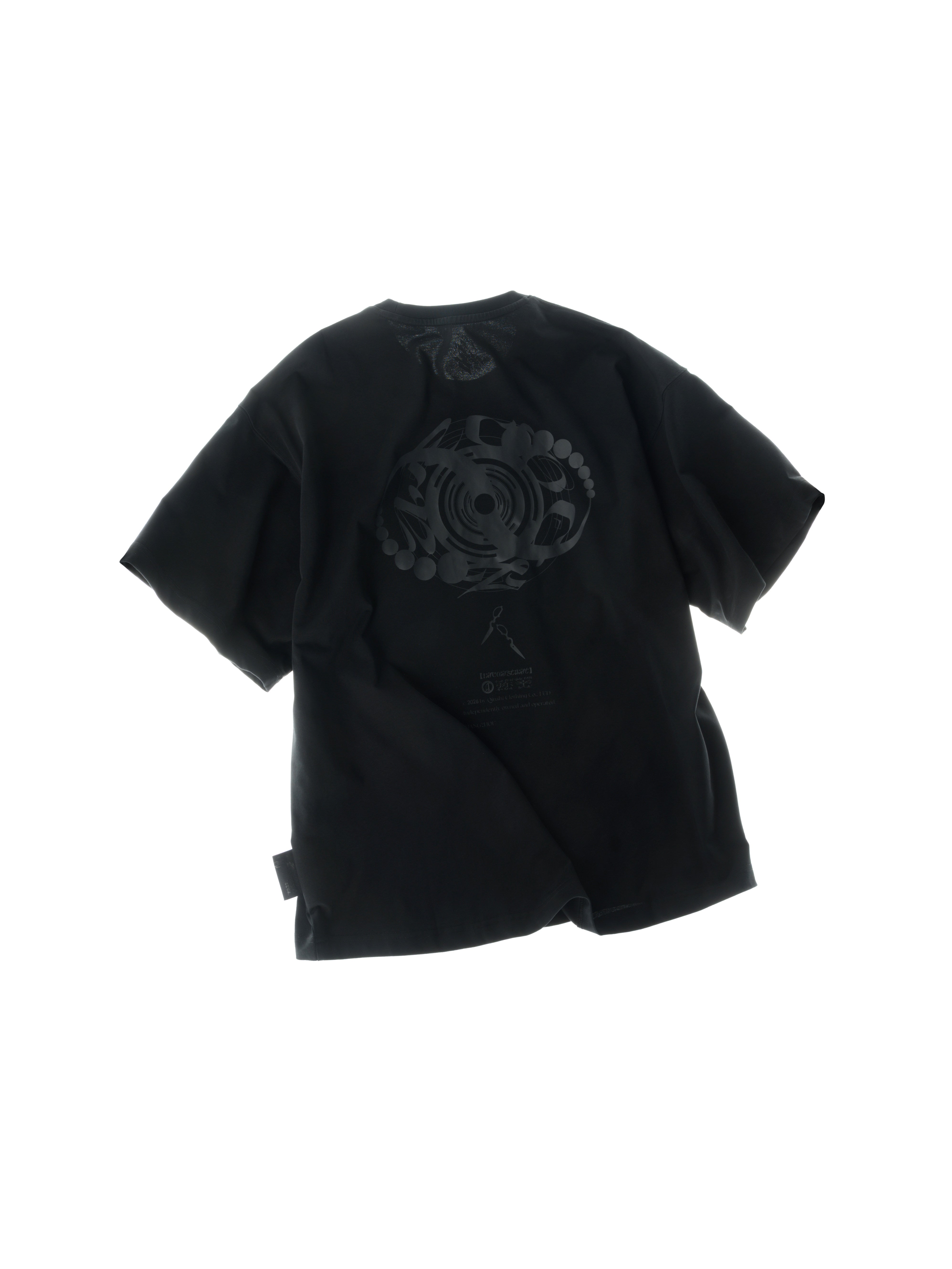 "Yakou" "Crop Circle" Printed T-shirt Sorona Blend Fabric S27 "Erosion Equipment"