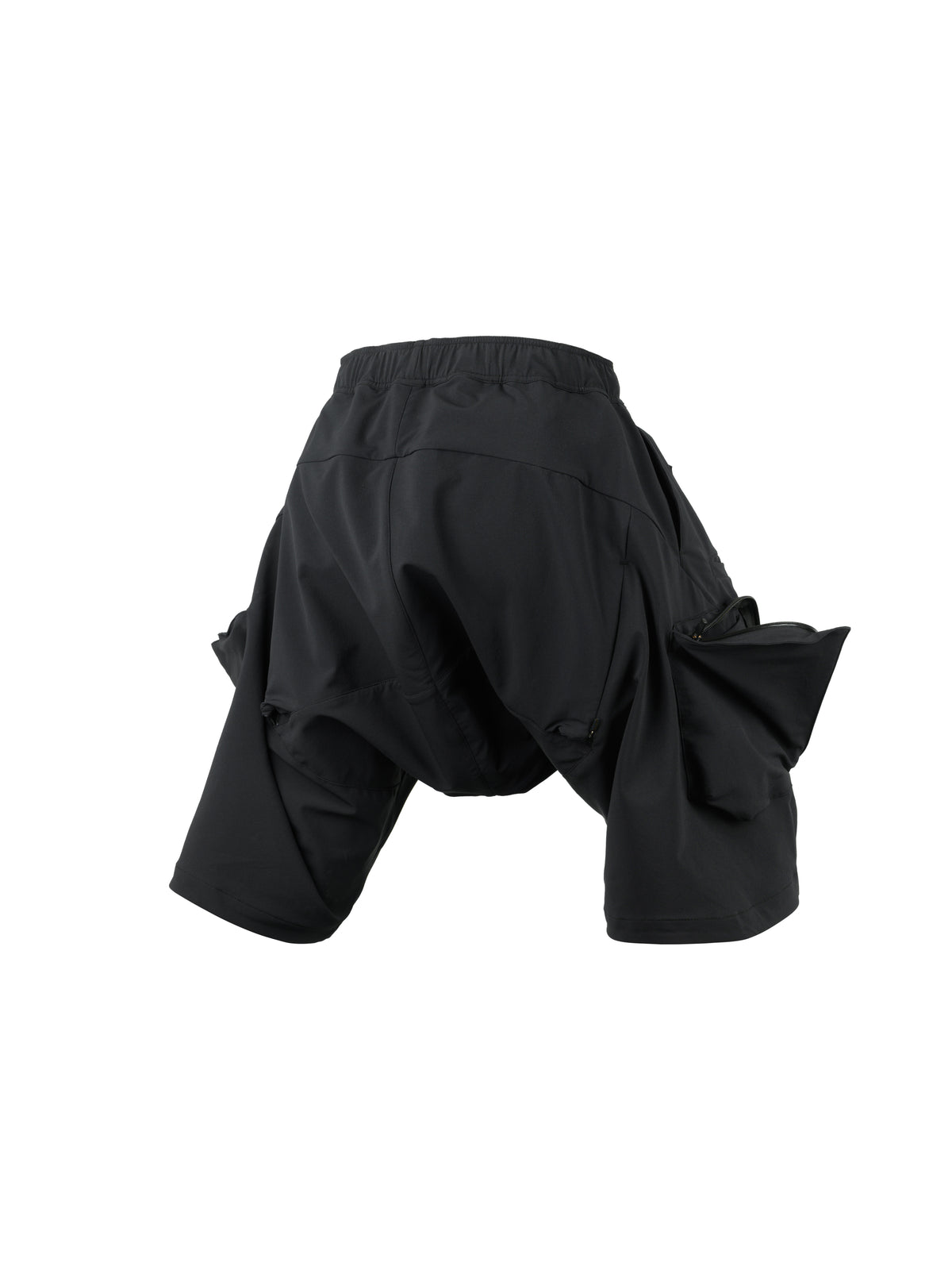 Low-Rise Technical Utility Drop Crotch Shorts
