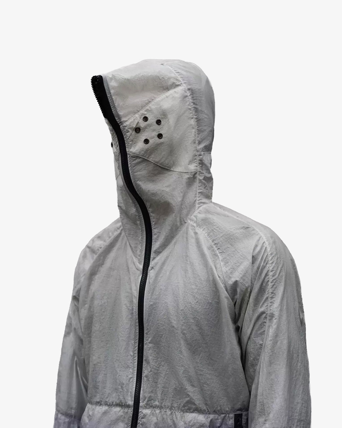 Garment-Dyed Packable Full-Zip UPF 50 Hooded Jacket
