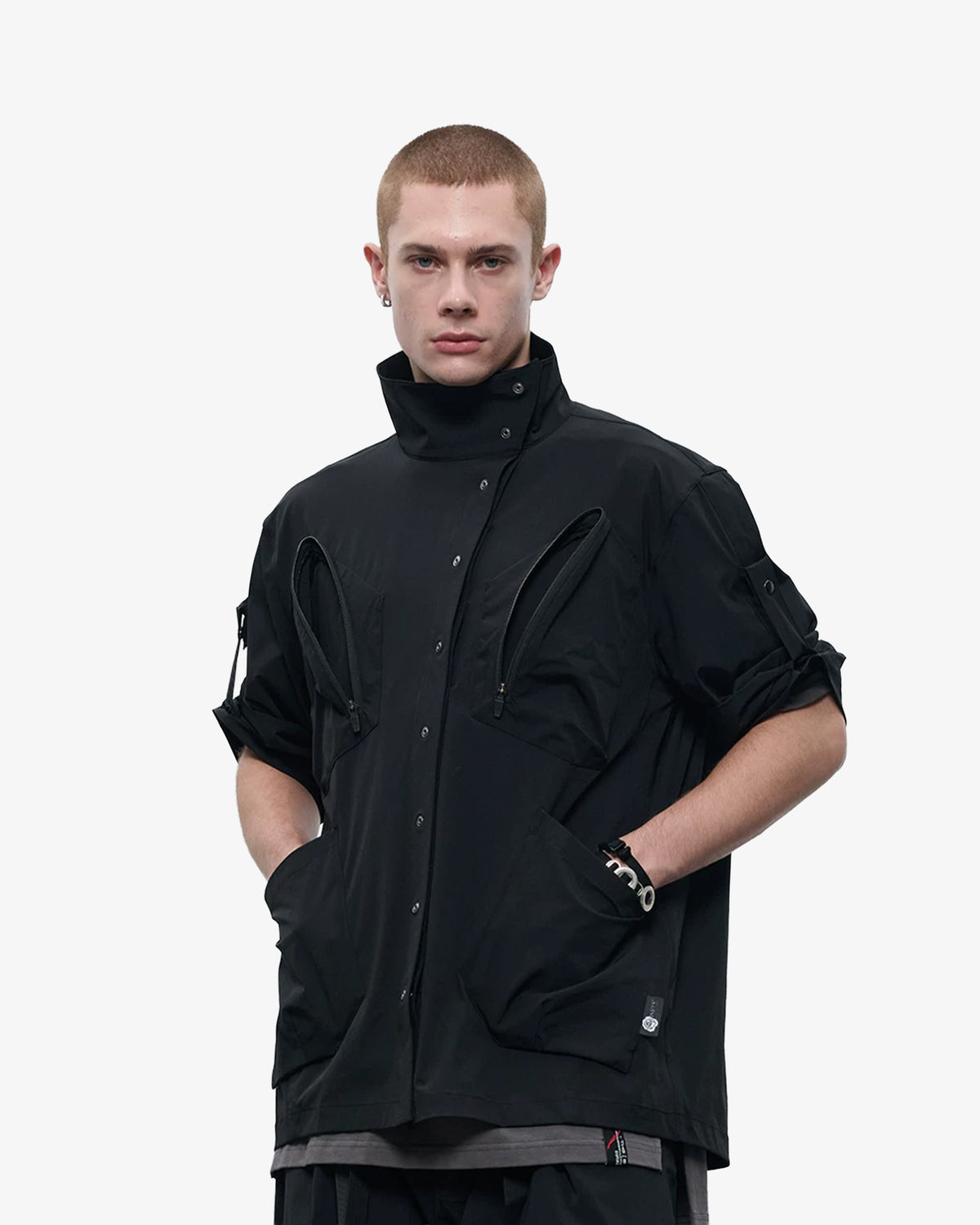 Water-Repellent Utility Half-Sleeve Shirt