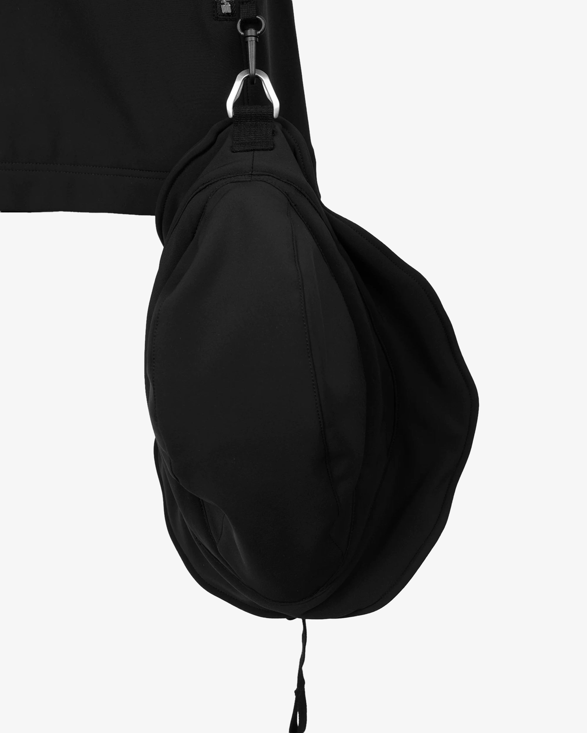 High-Neck Softshell DWR Modular Bucket Hood Jacket