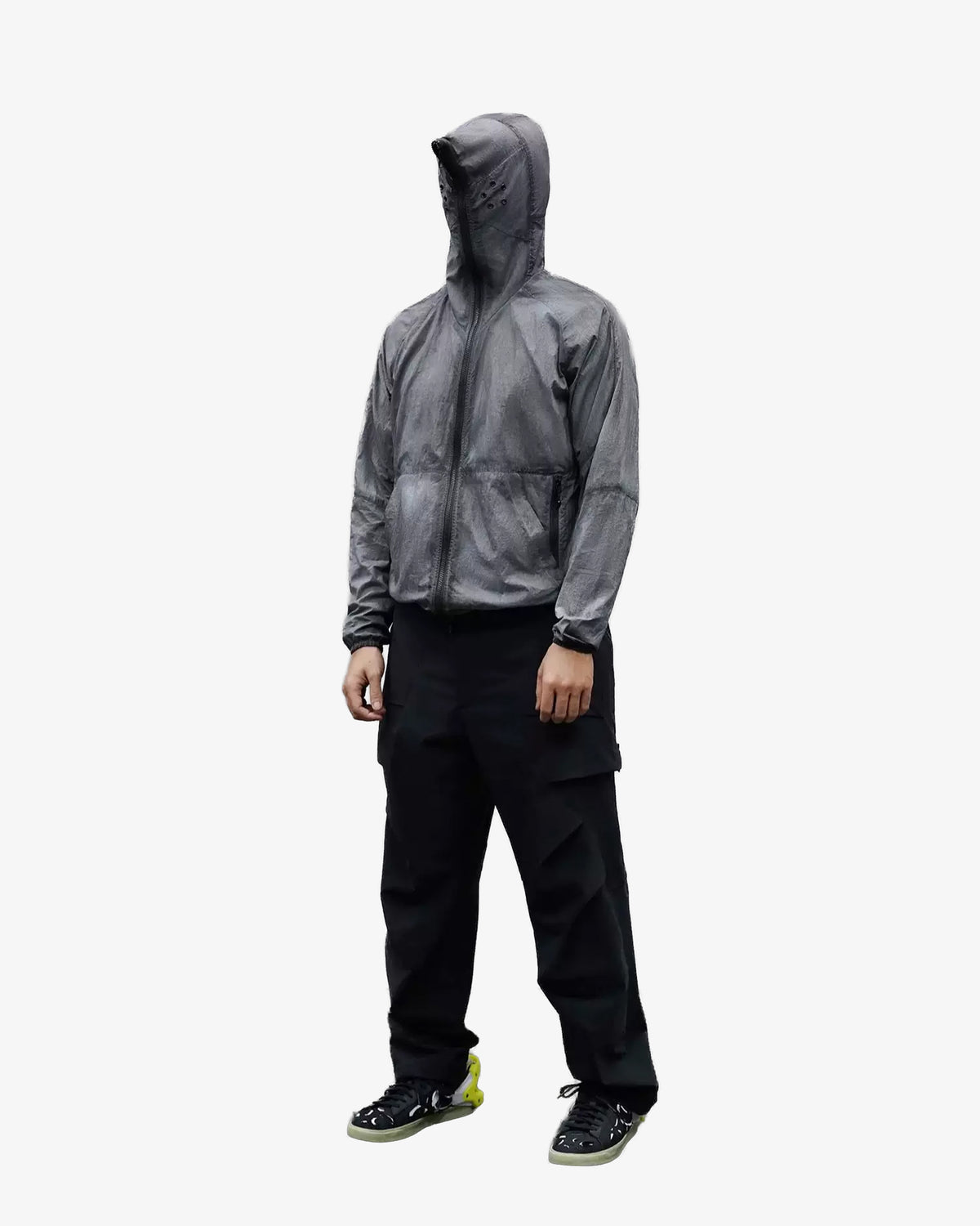 Garment-Dyed Packable Full-Zip UPF 50 Hooded Jacket