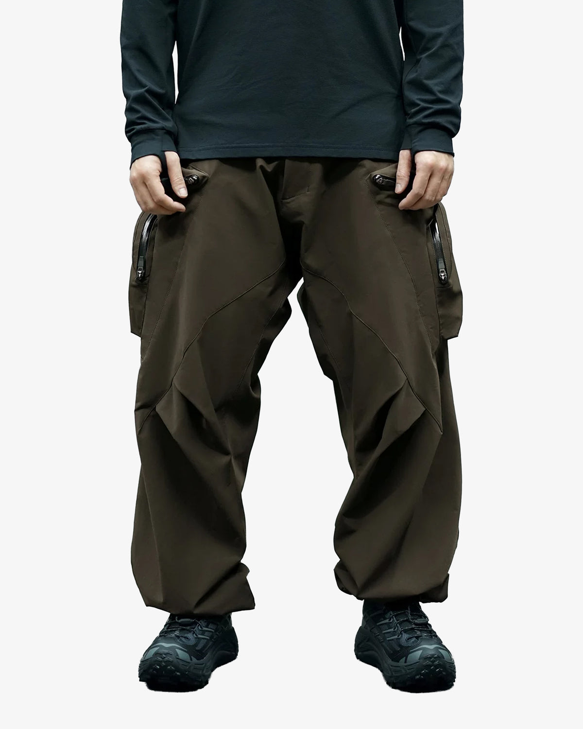 Drop-Crotch DWR Utility Cargo Pants