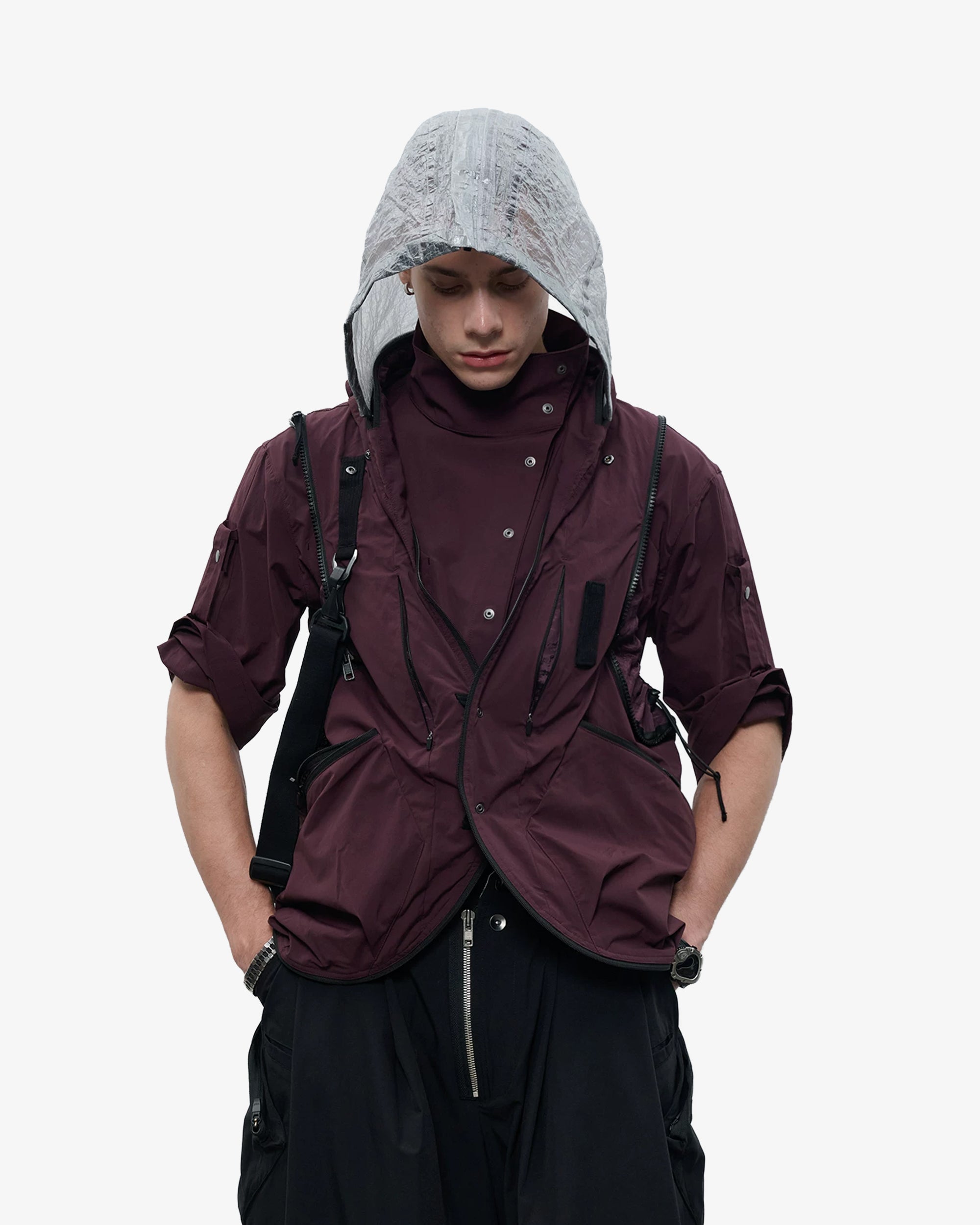 Convertible Transforming Utility Vest & Crossbody Bag