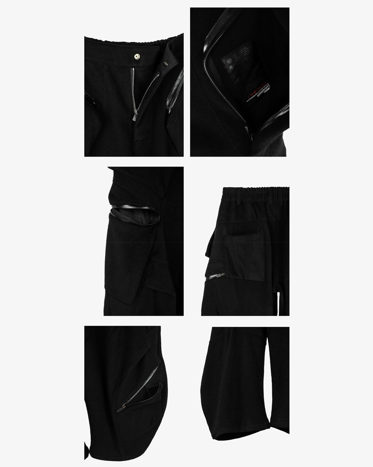 Wool Technical Cargo Multi-Pocket Balloon Pants