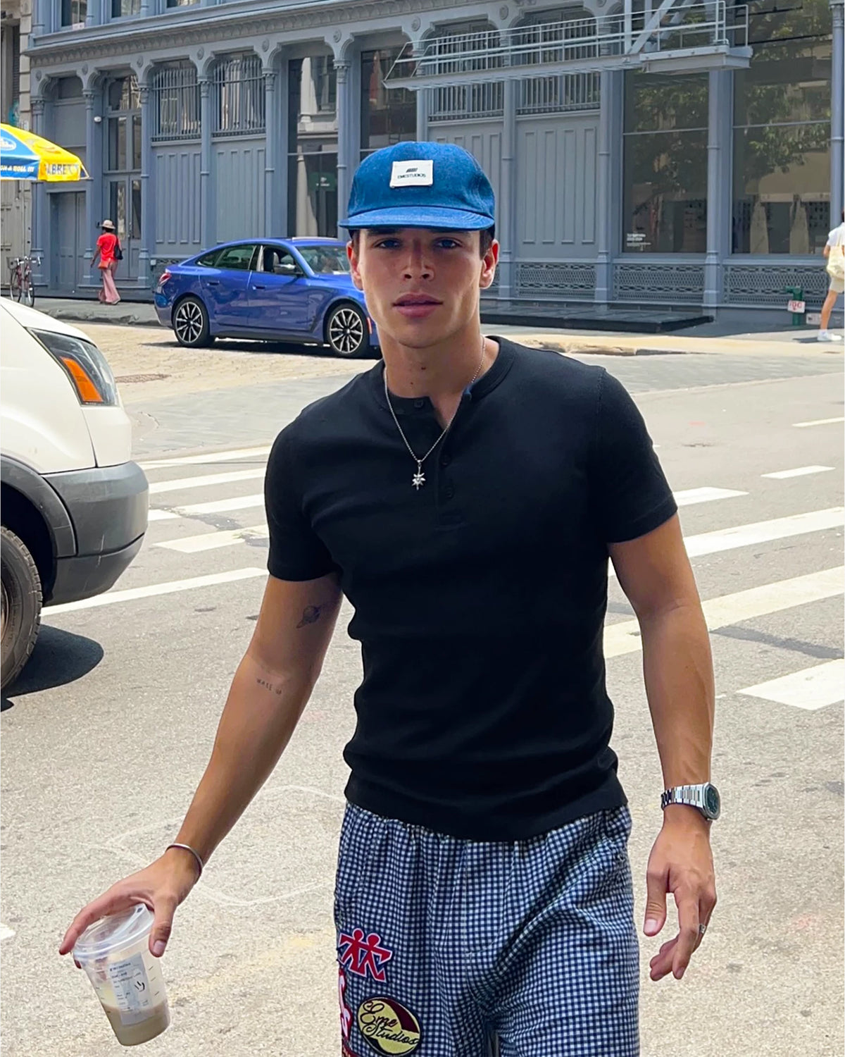 Henley Short Sleeve Muscle Fitted Shirt