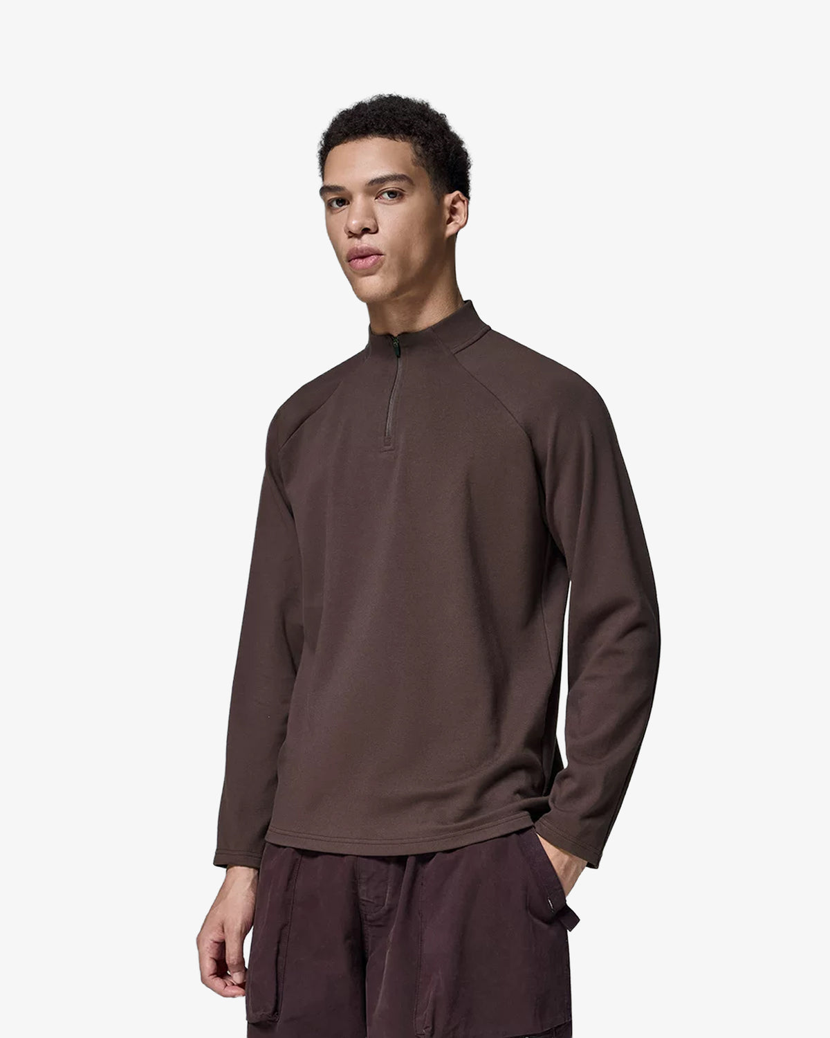 Seamless Raglan Quarter Zip