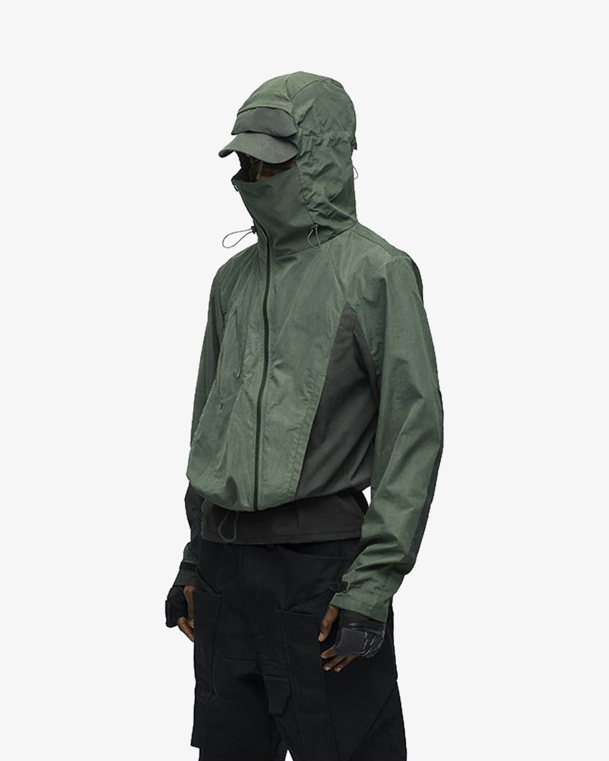 Curved Zipper UPF200 Lightweight CroppedJacket