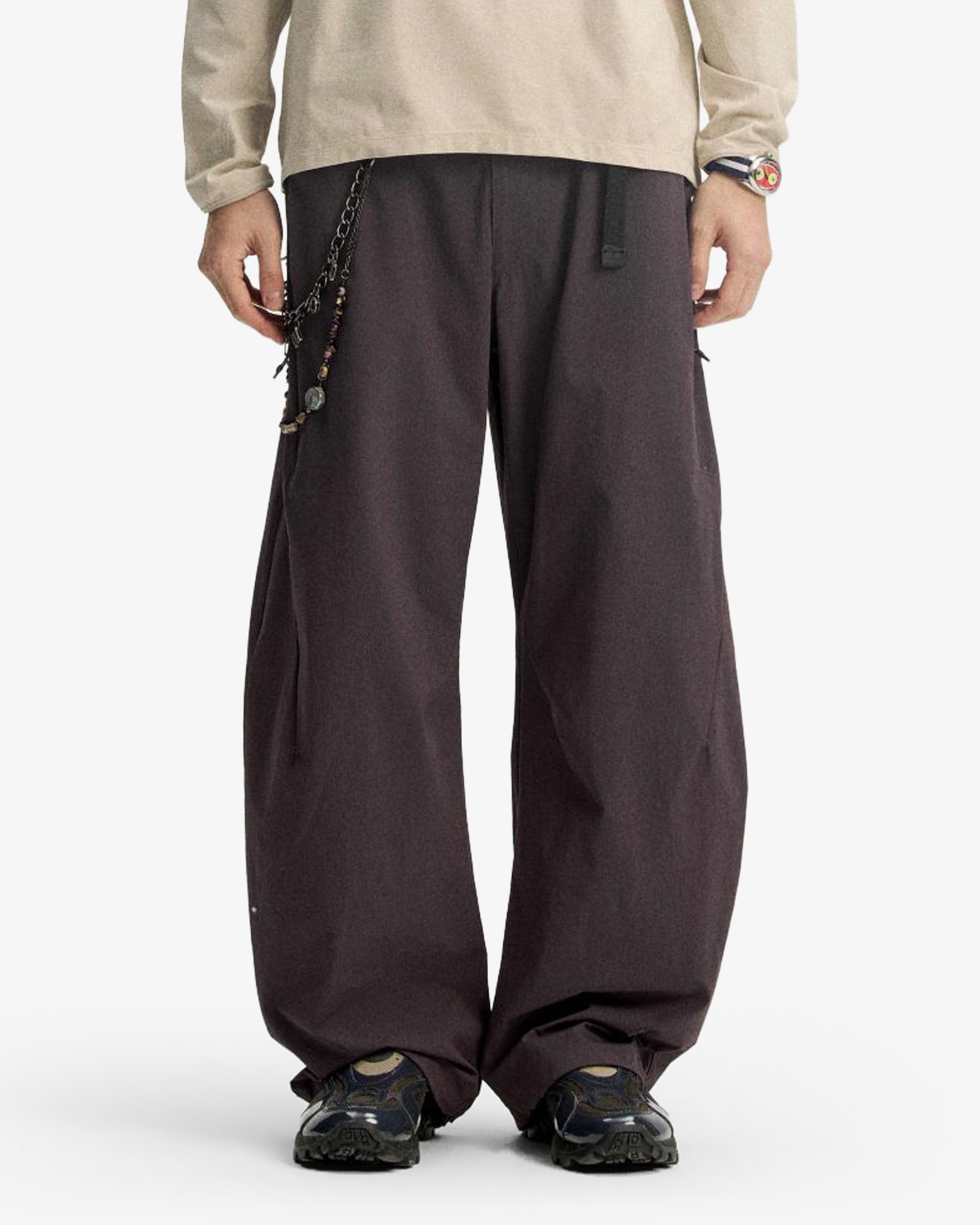 Nylon Four Way Stretch Wide Multi Pocket Softshell Pants