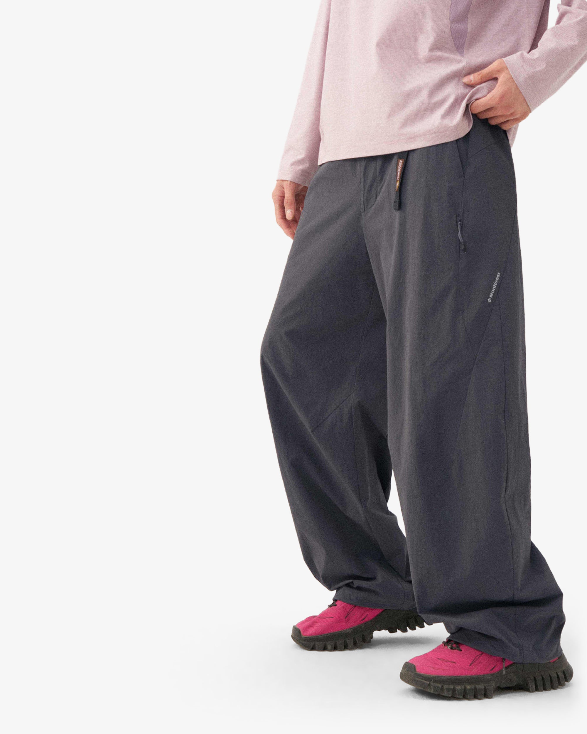 Nylon Four Way Stretch Wide Multi Pocket Softshell Pants