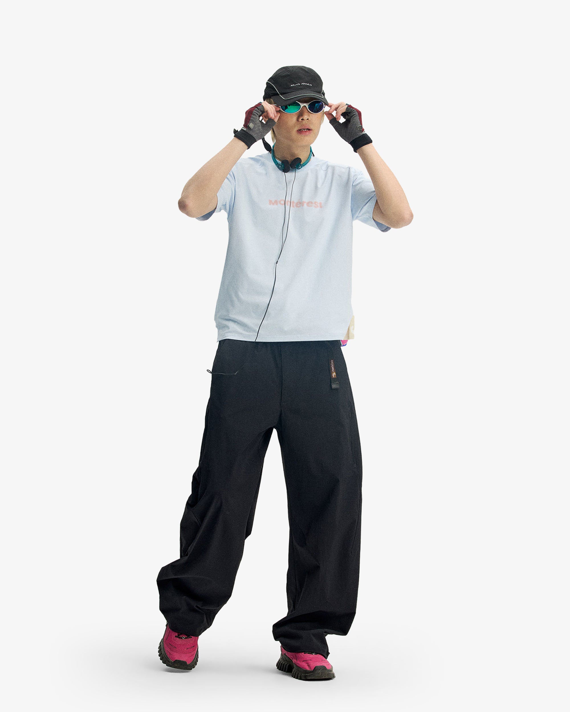 Nylon Four Way Stretch Wide Multi Pocket Softshell Pants
