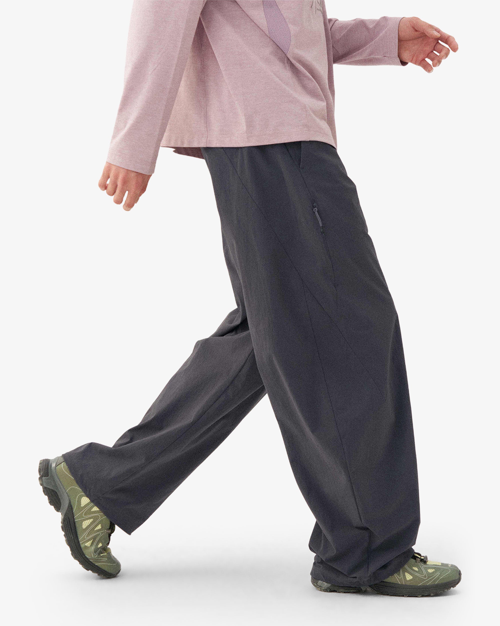Nylon Four Way Stretch Wide Multi Pocket Softshell Pants
