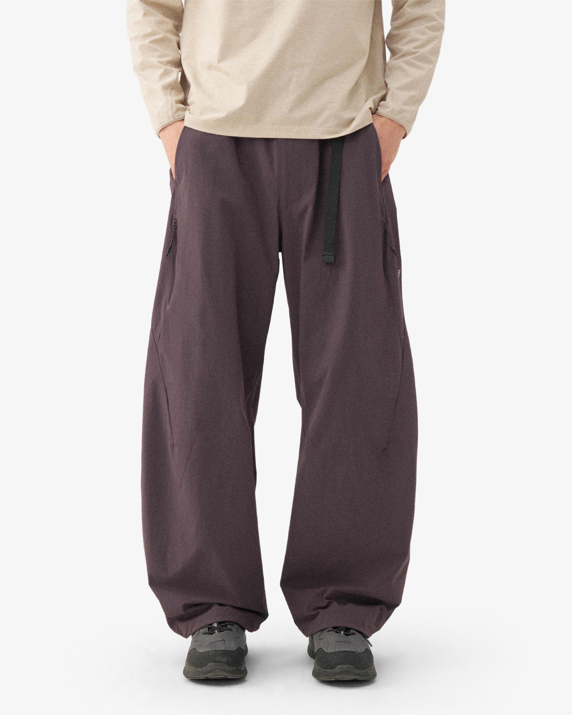 Nylon Four Way Stretch Wide Multi Pocket Softshell Pants