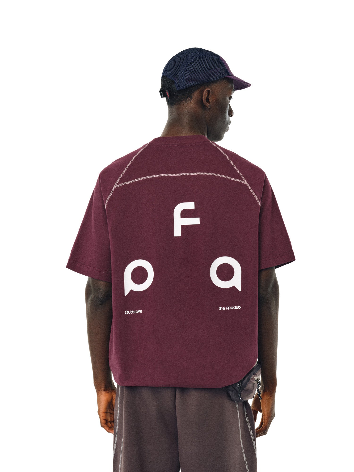 FPA Quick Dry 7A Antibacterial Hasselblad Line Short Sleeve Guochao Brand Summer Crew Neck Loose Couple Casual Half Sleeve T-Shirt