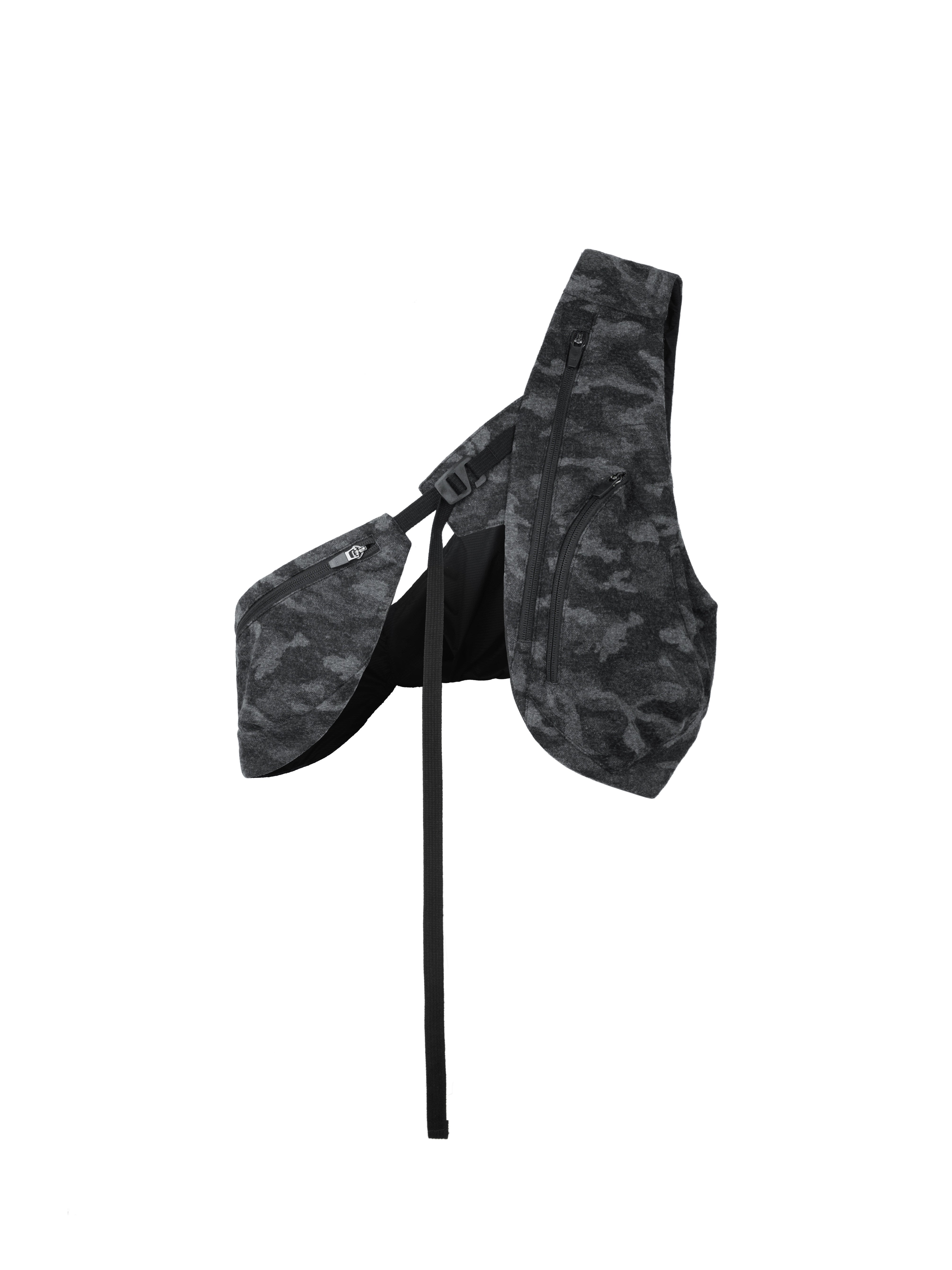 "Mi Xing" Asymmetric Vest, Arc-Shaped Split Bundle, Bow Pack J76 "Erosion Equipment"