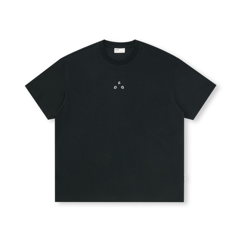 FPA Sports 7A Antibacterial Quick Dry Ice Feeling Short Sleeve National Tide Summer Loose Crew Neck Casual Couple Wear Black T-Shirt