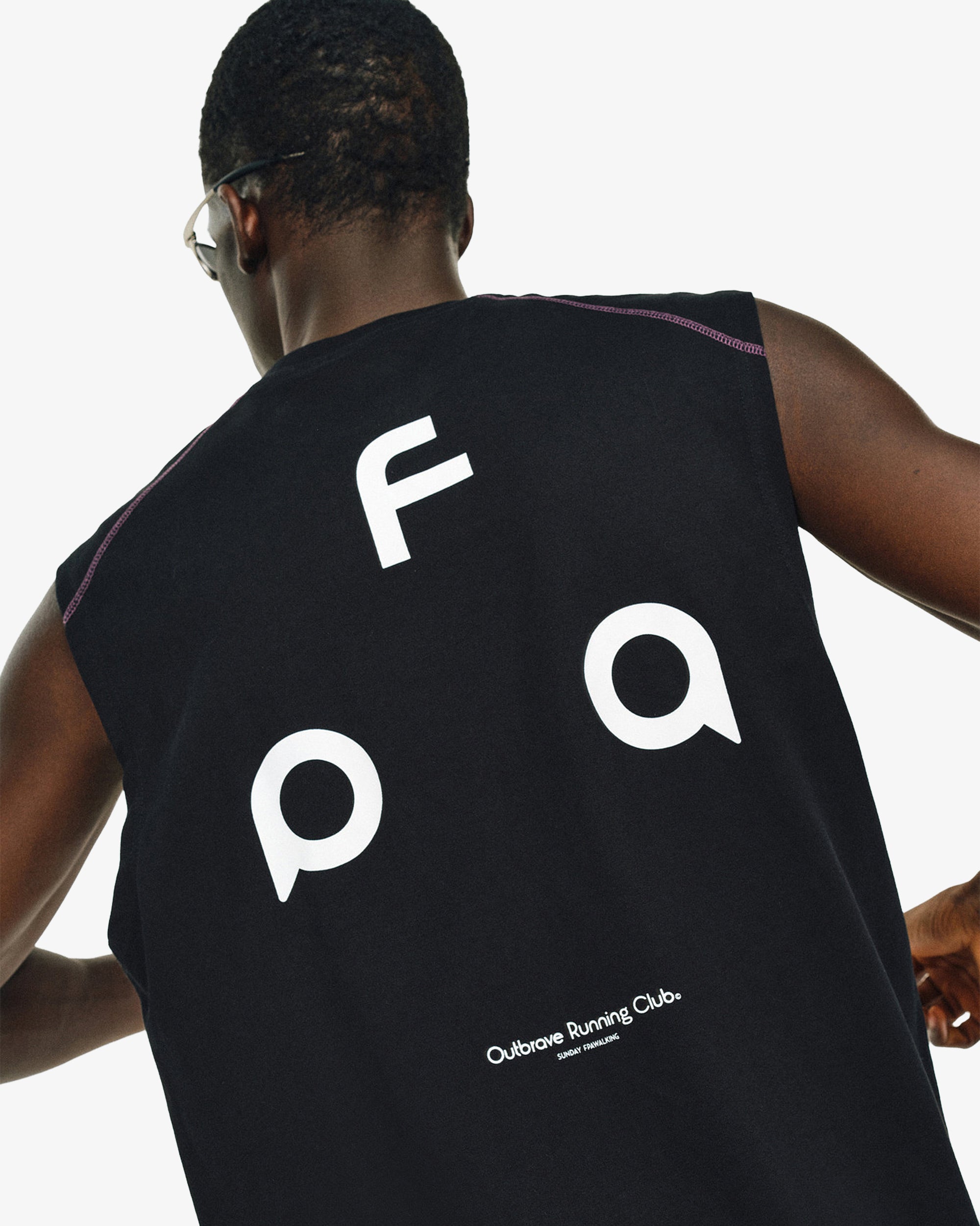 Cooling Quick Drying Contrast Stitched Tank Top