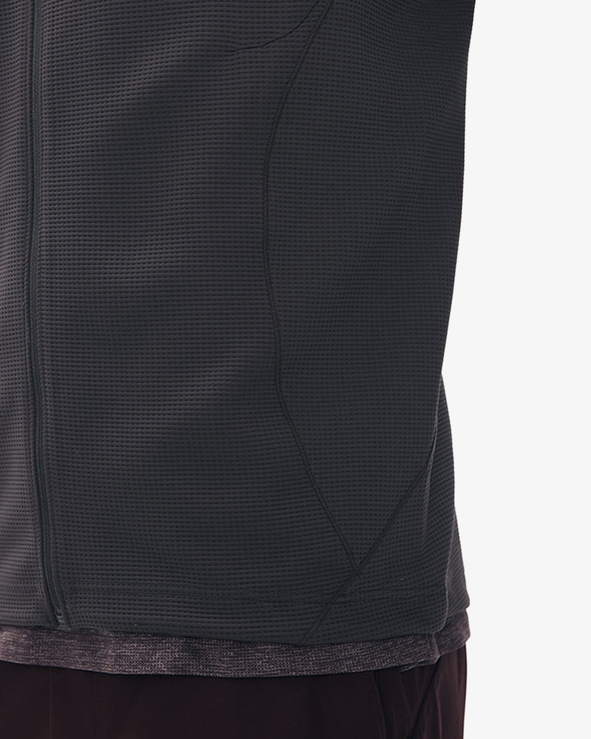 Waffle Grid Fleece Hiking Track Jacket