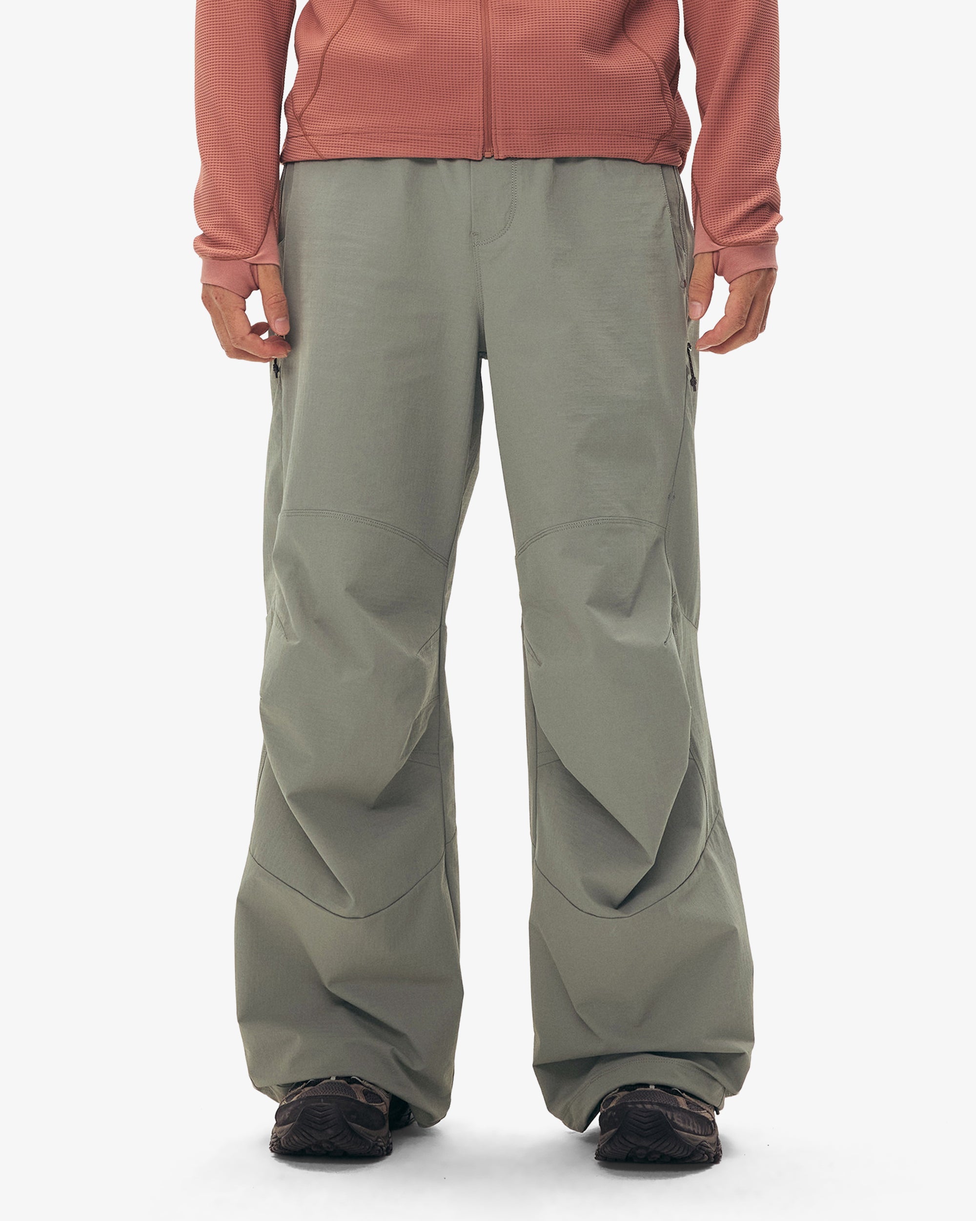 Water Repellent Ventilated Baggy Straight Fit Hiking Pants