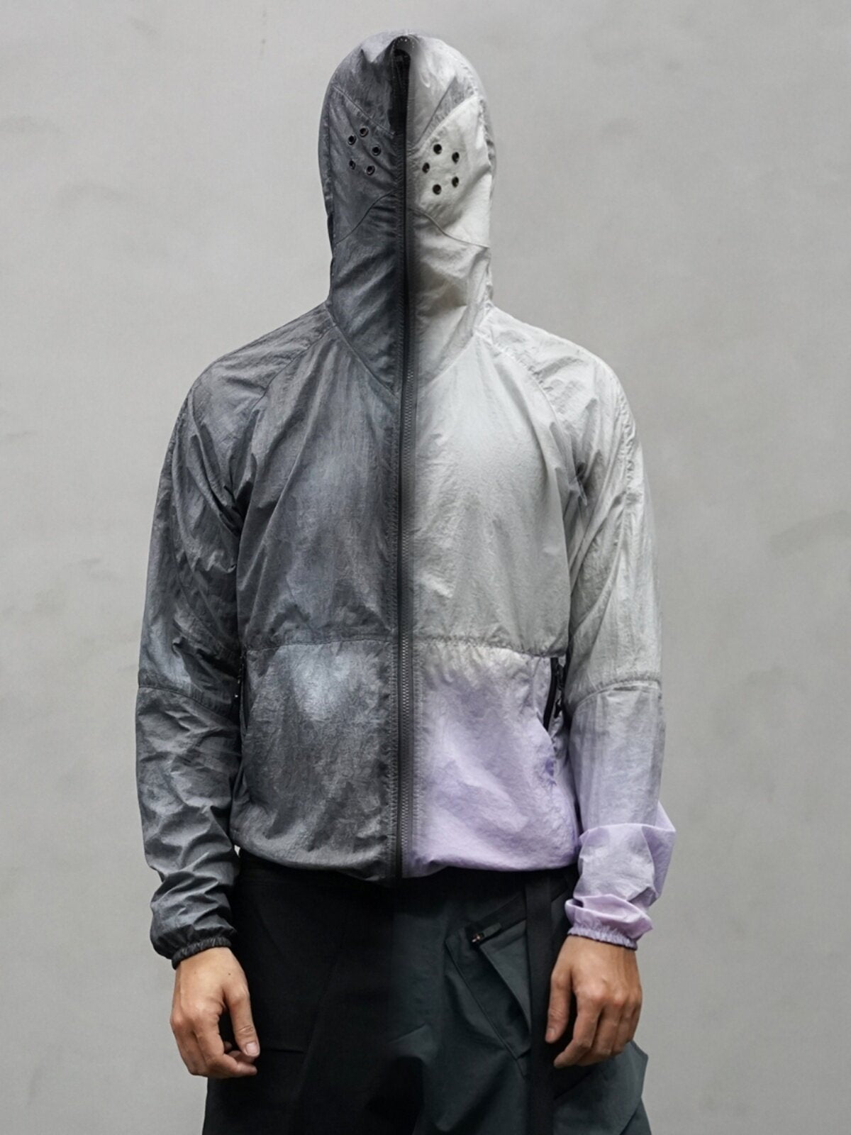 NOSUCISM 2024S/S Ready-to-Wear DyeingHand-dyed Sunscreen, Air-conditioned Clothing, Masked Hooded Skin Clothing