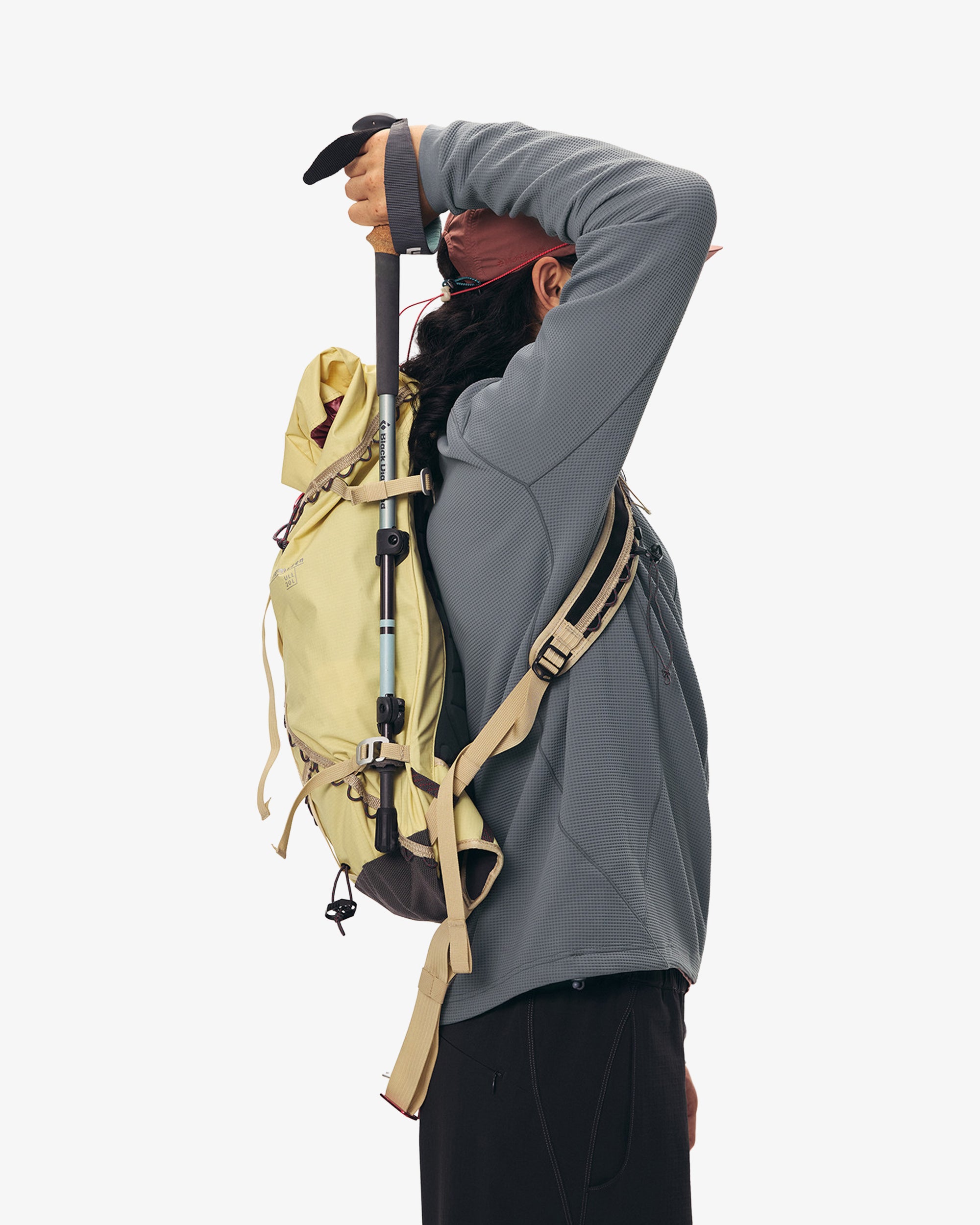 Waffle Grid Fleece Hiking Track Jacket