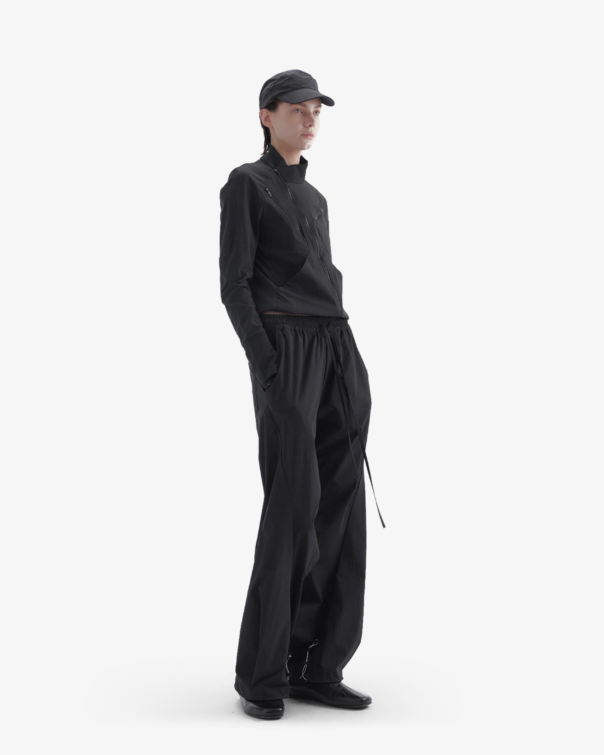 Curved Asymmetric Zipper UPF200 Moto Jacket