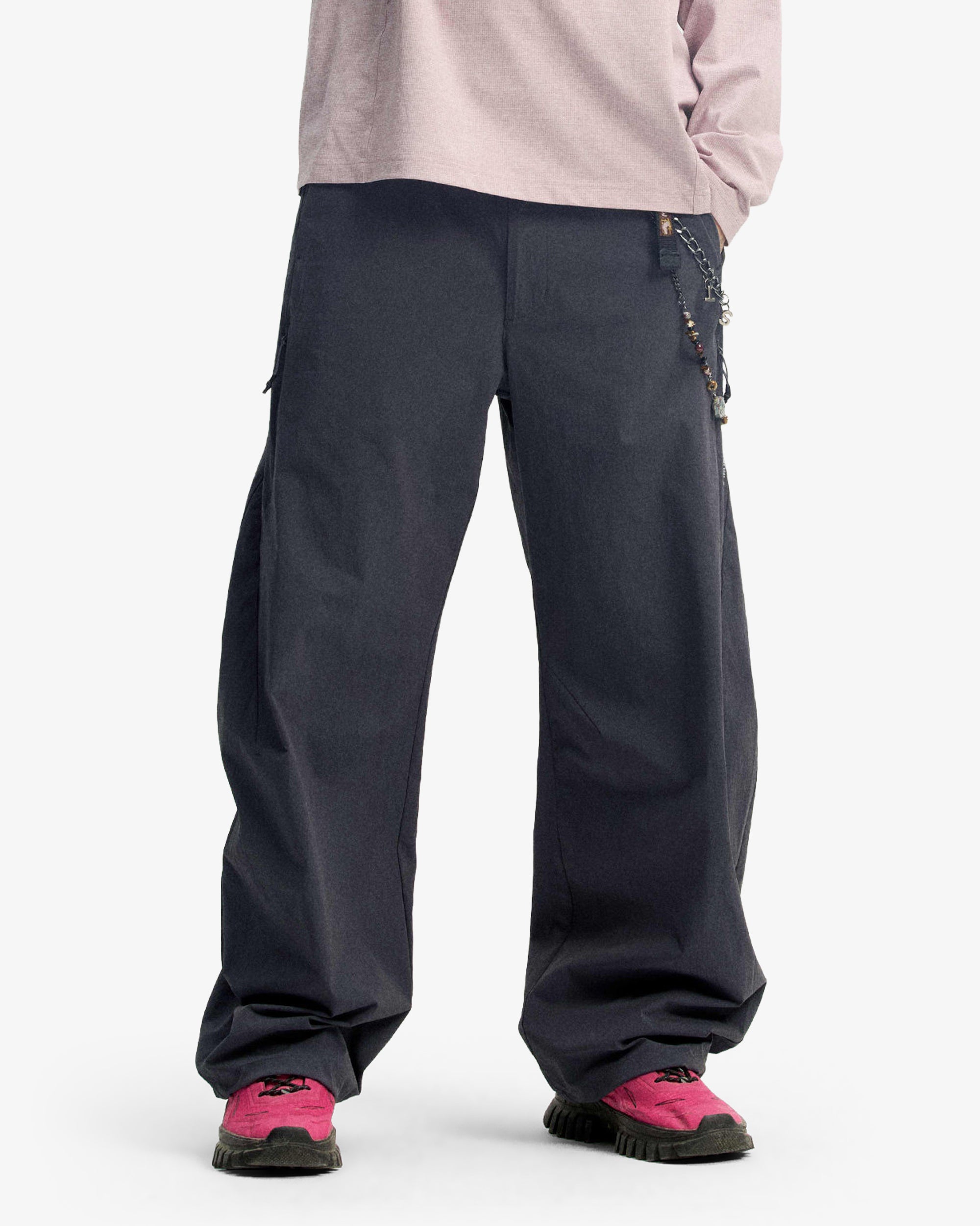 Nylon Four Way Stretch Wide Multi Pocket Softshell Pants