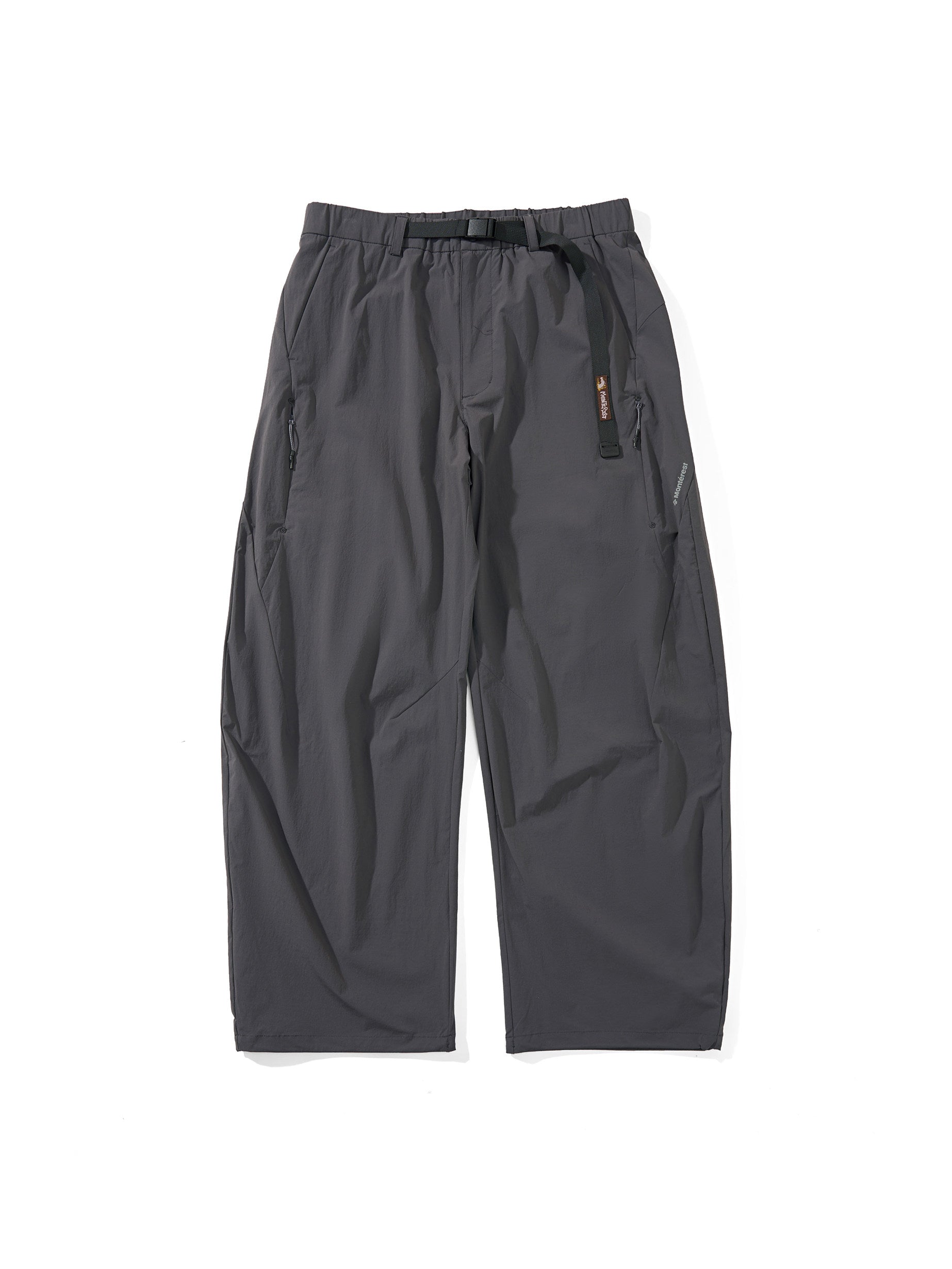 Instantaneous mountain Monterest limited edition nylon four-sided stretch loose casual multi-pocket softshell scimitar pants