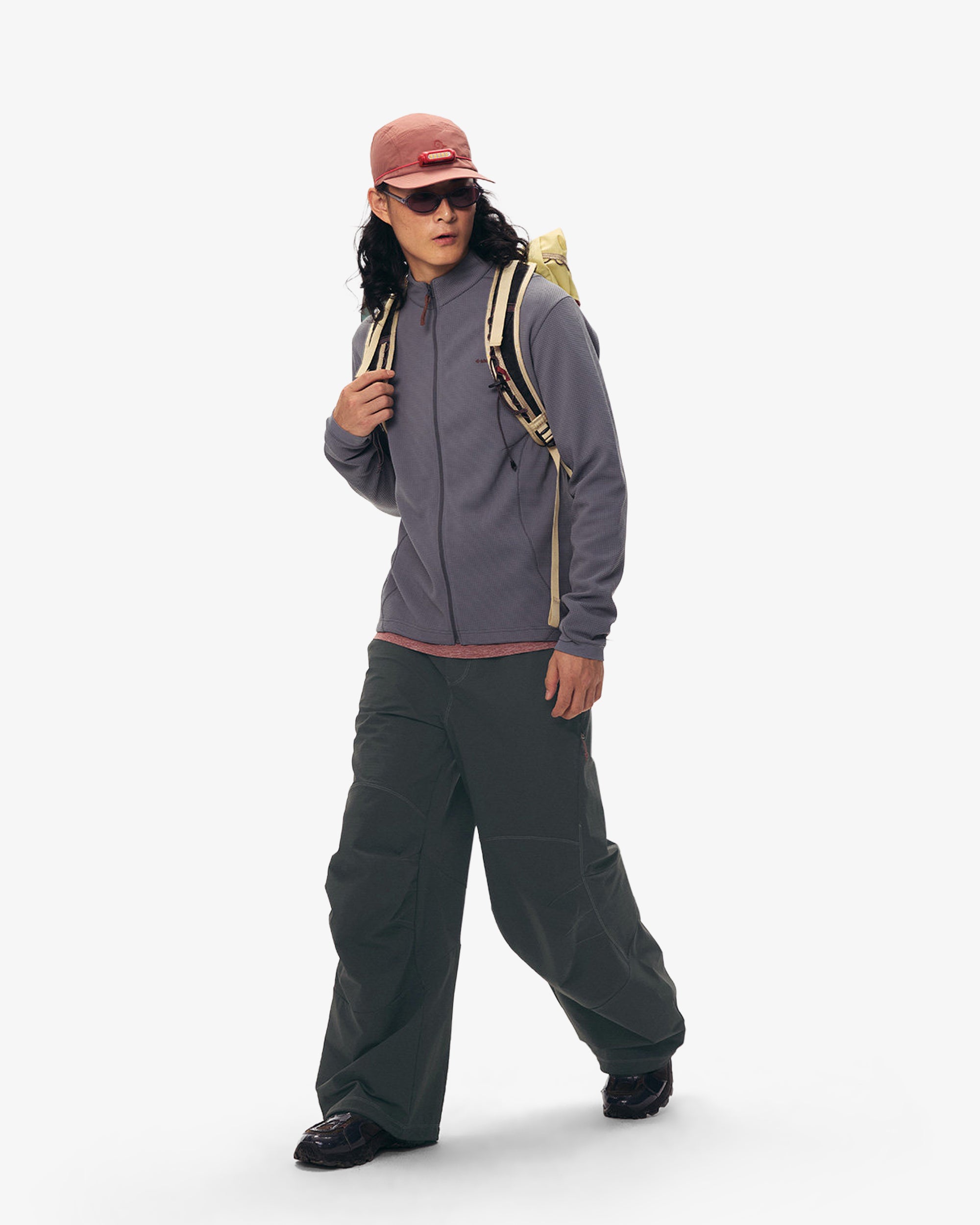 Water Repellent Ventilated Baggy Straight Fit Hiking Pants