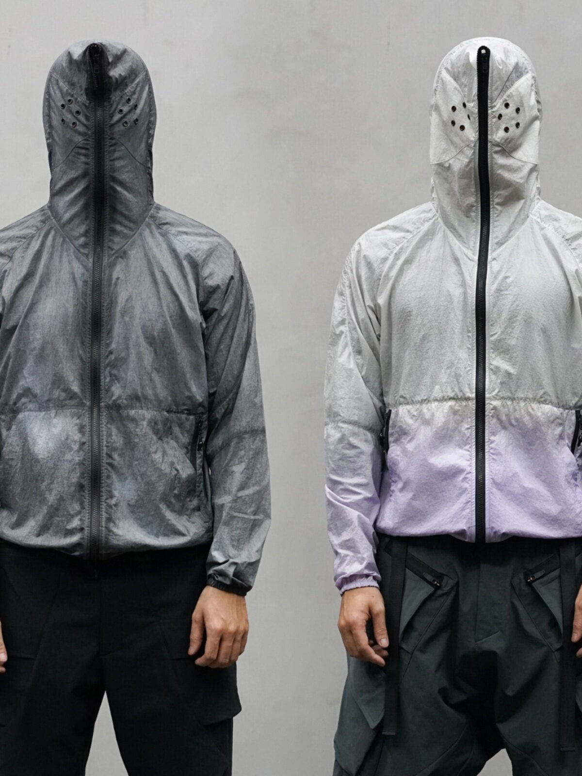 NOSUCISM 2024S/S Ready-to-Wear DyeingHand-dyed Sunscreen, Air-conditioned Clothing, Masked Hooded Skin Clothing