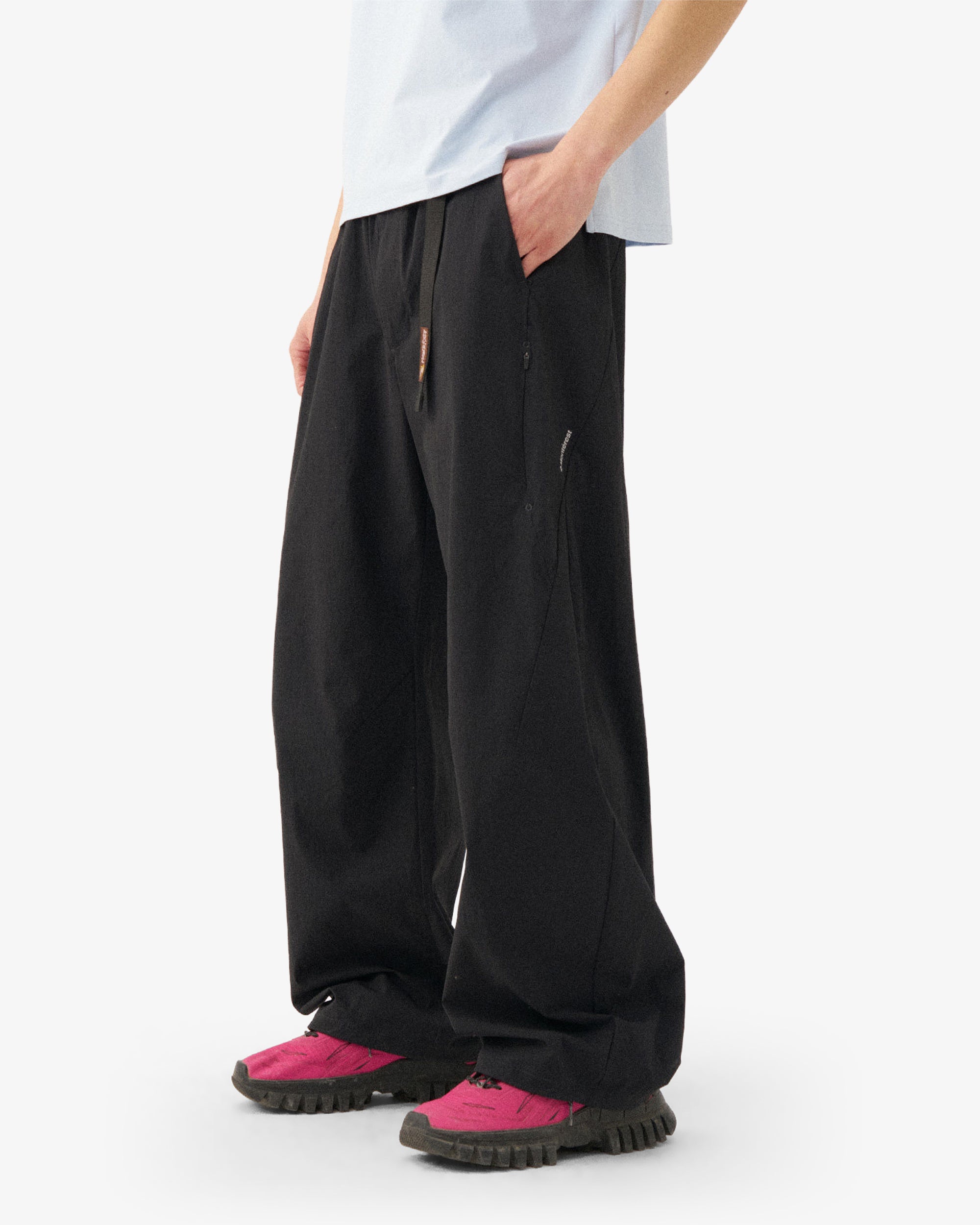 Nylon Four Way Stretch Wide Multi Pocket Softshell Pants