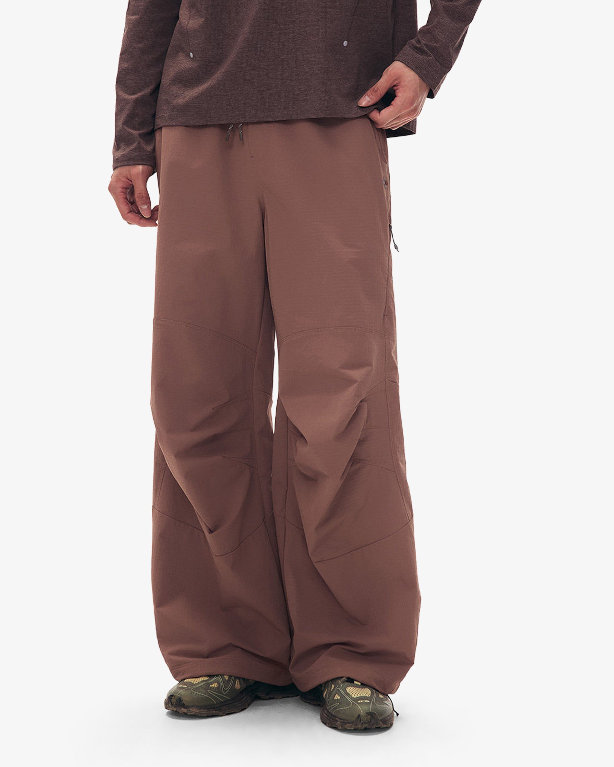 Water Repellent Ventilated Baggy Straight Fit Hiking Pants