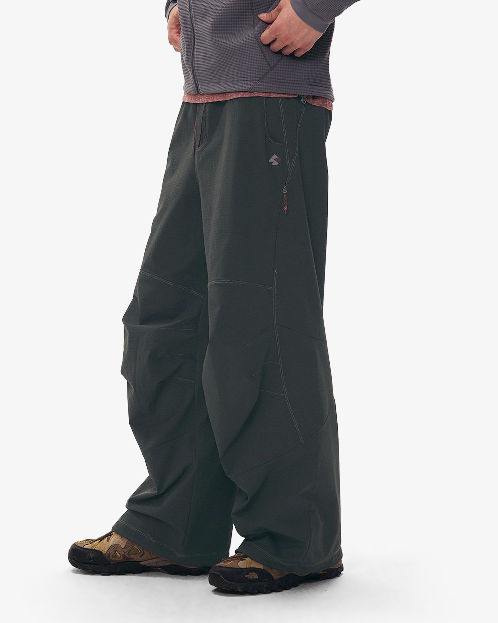 Water Repellent Ventilated Baggy Straight Fit Hiking Pants