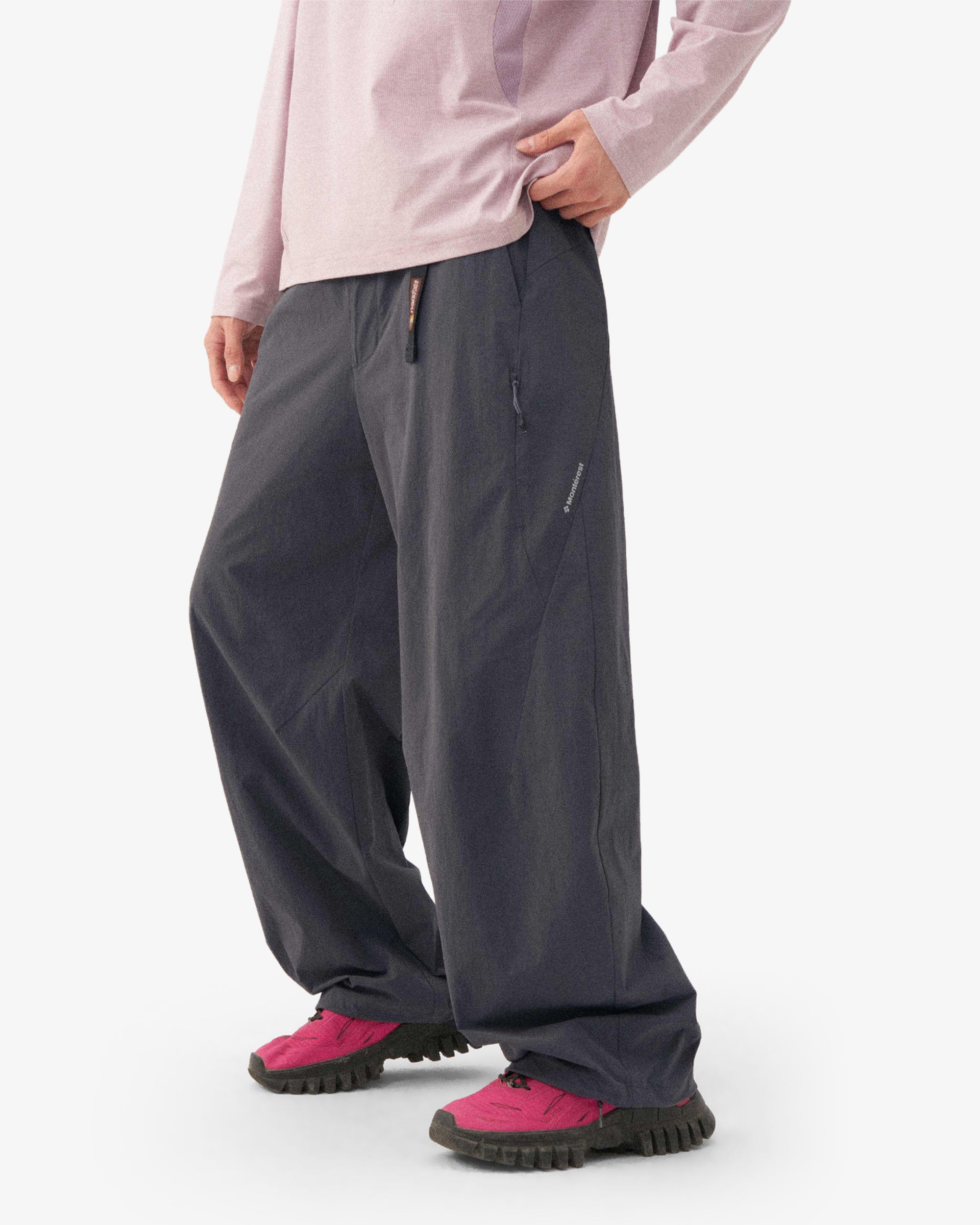 Nylon Four Way Stretch Wide Multi Pocket Softshell Pants